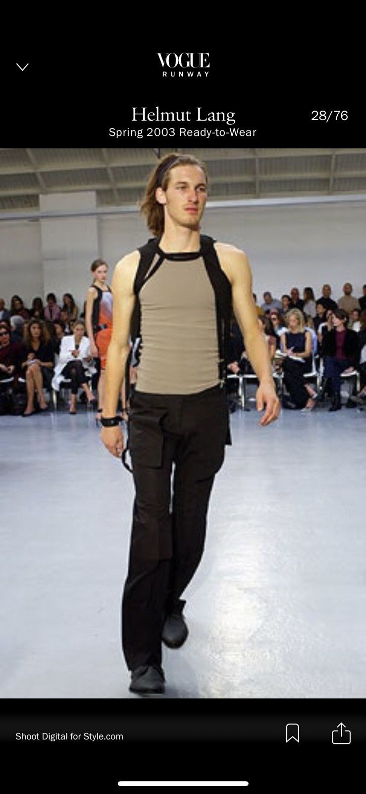 helmut lang 03ss inside out cargo pants-