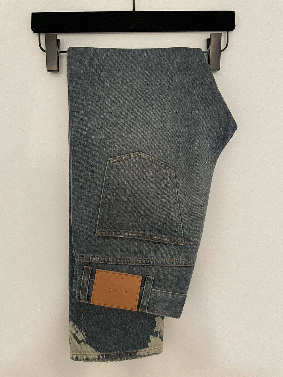 Gucci Gucci Acid Wash Cropped Jeans Size US 31 - 1 Thumbnail