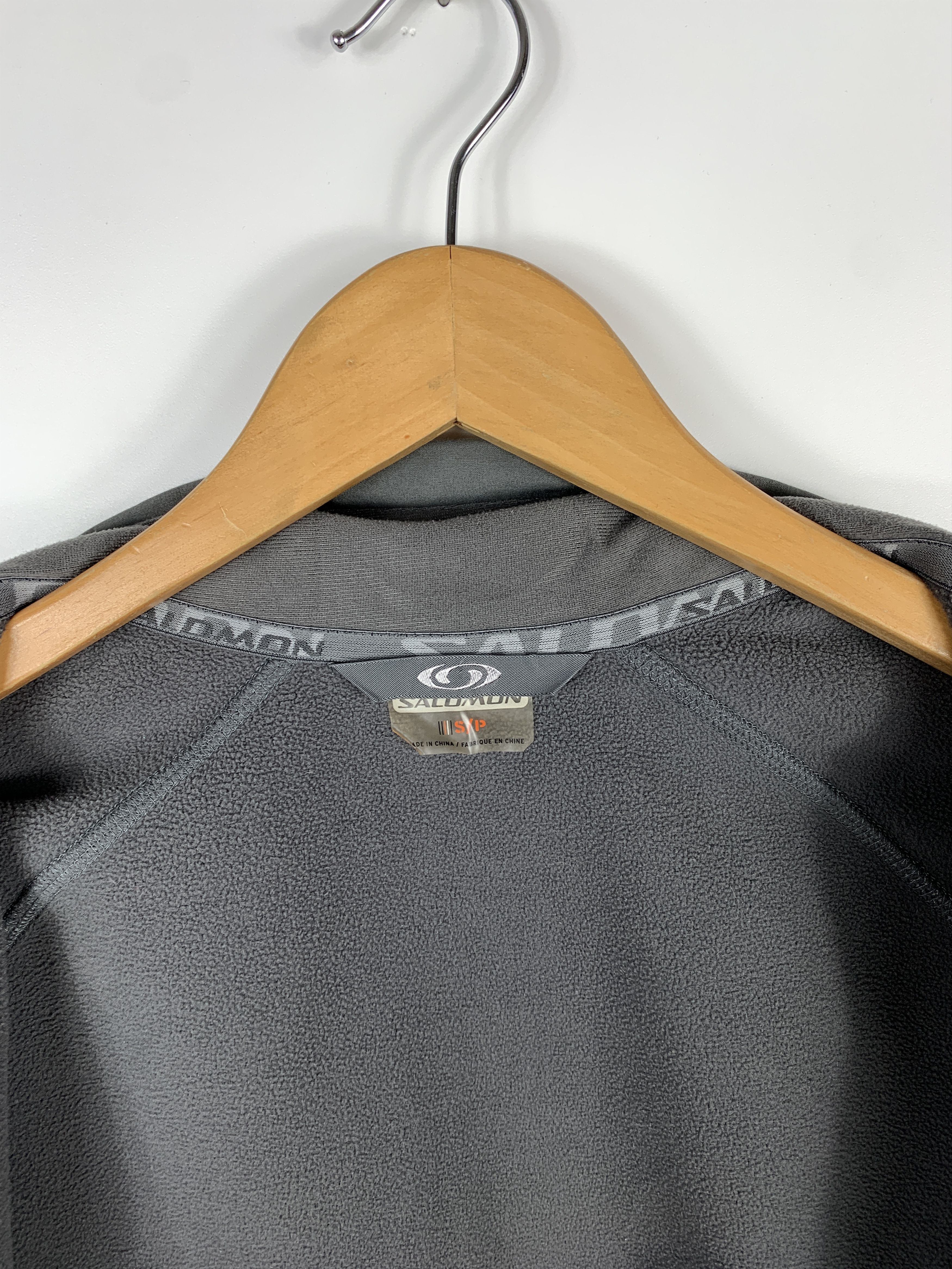 Salomon Salomon Soft Shell Fleece Lined Zip Jacket Graty Size S Size US S / EU 44-46 / 1 - 5 Thumbnail