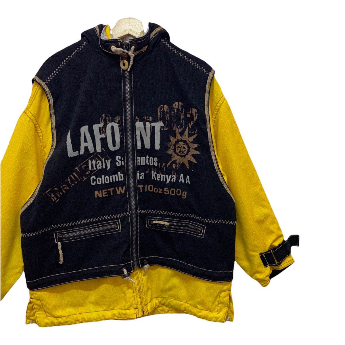 Kapital Vintage Lafont Ski Jacket Double Vest Italy Santos Colombia Size US L / EU 52-54 / 3 - 8 Thumbnail