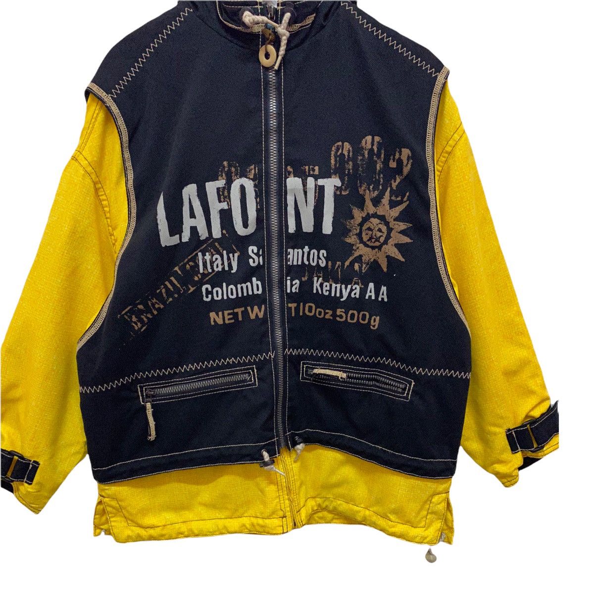 Kapital Vintage Lafont Ski Jacket Double Vest Italy Santos Colombia Size US L / EU 52-54 / 3 - 9 Thumbnail