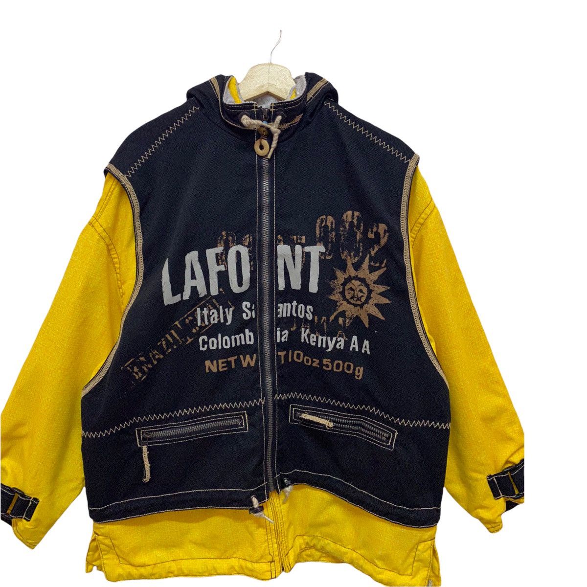 Kapital Vintage Lafont Ski Jacket Double Vest Italy Santos Colombia Size US L / EU 52-54 / 3 - 10 Thumbnail