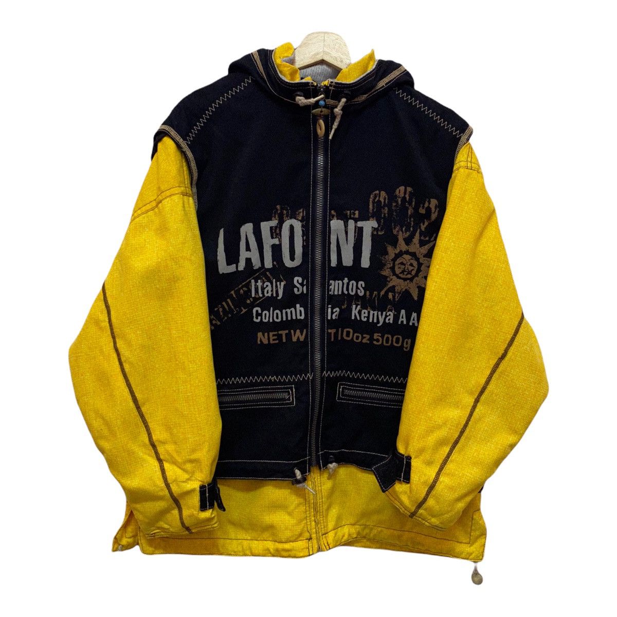 Kapital Vintage Lafont Ski Jacket Double Vest Italy Santos Colombia Size US L / EU 52-54 / 3 - 2 Thumbnail