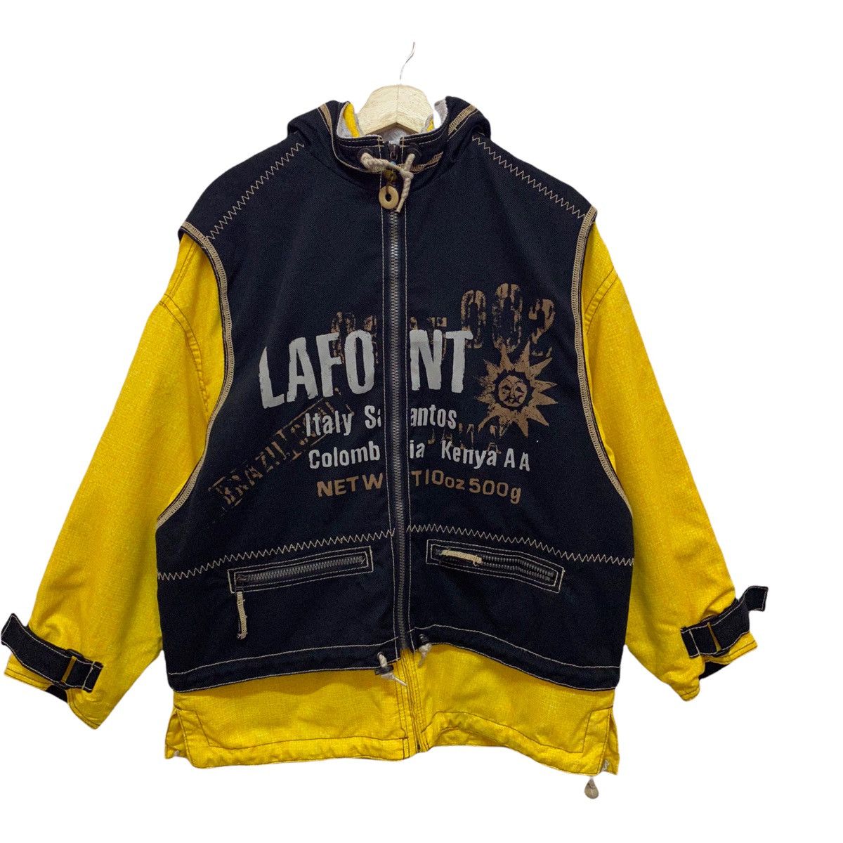 Kapital Vintage Lafont Ski Jacket Double Vest Italy Santos Colombia Size US L / EU 52-54 / 3 - 6 Thumbnail