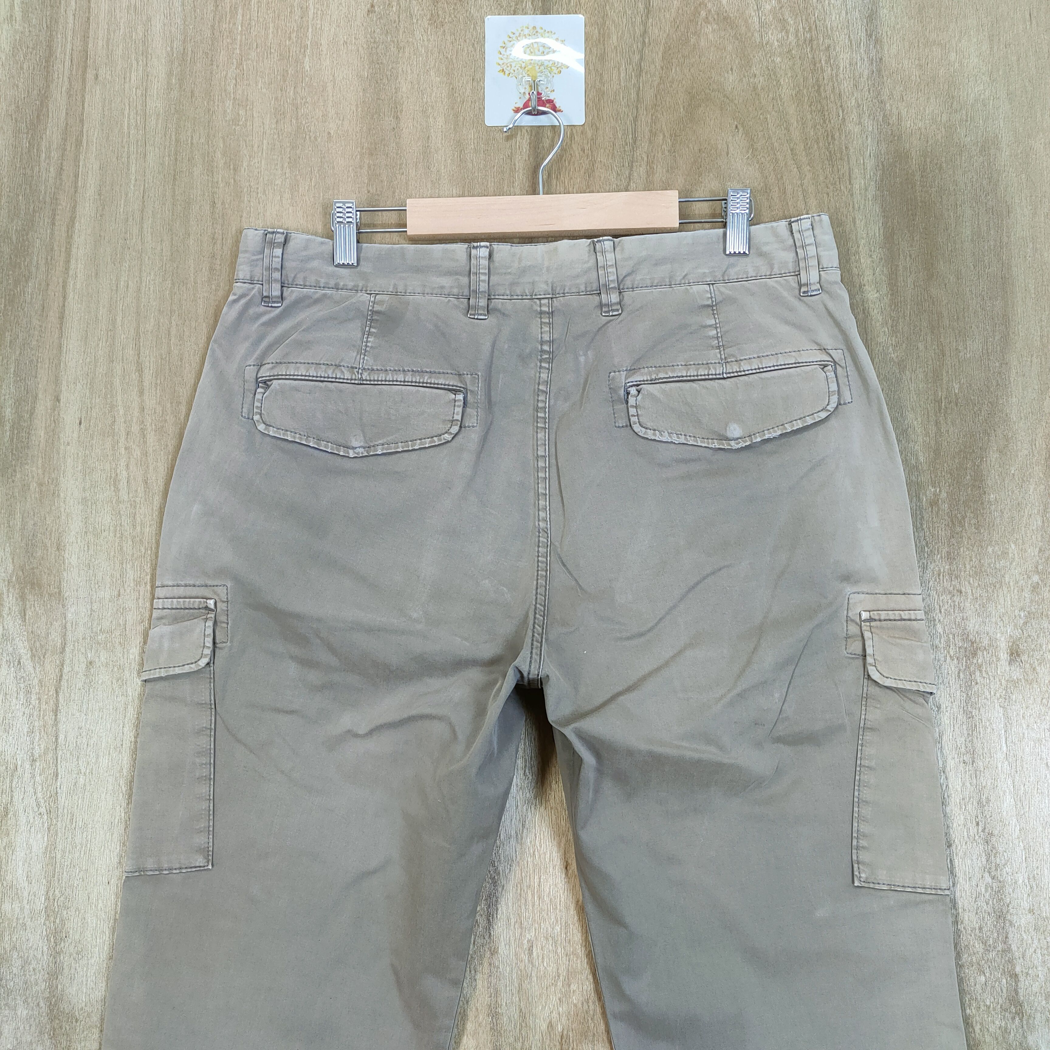 Japanese Brand JAPANESE BRAND FADED BROWN CARGO PANTS Size US 34 / EU 50 - 5 Thumbnail