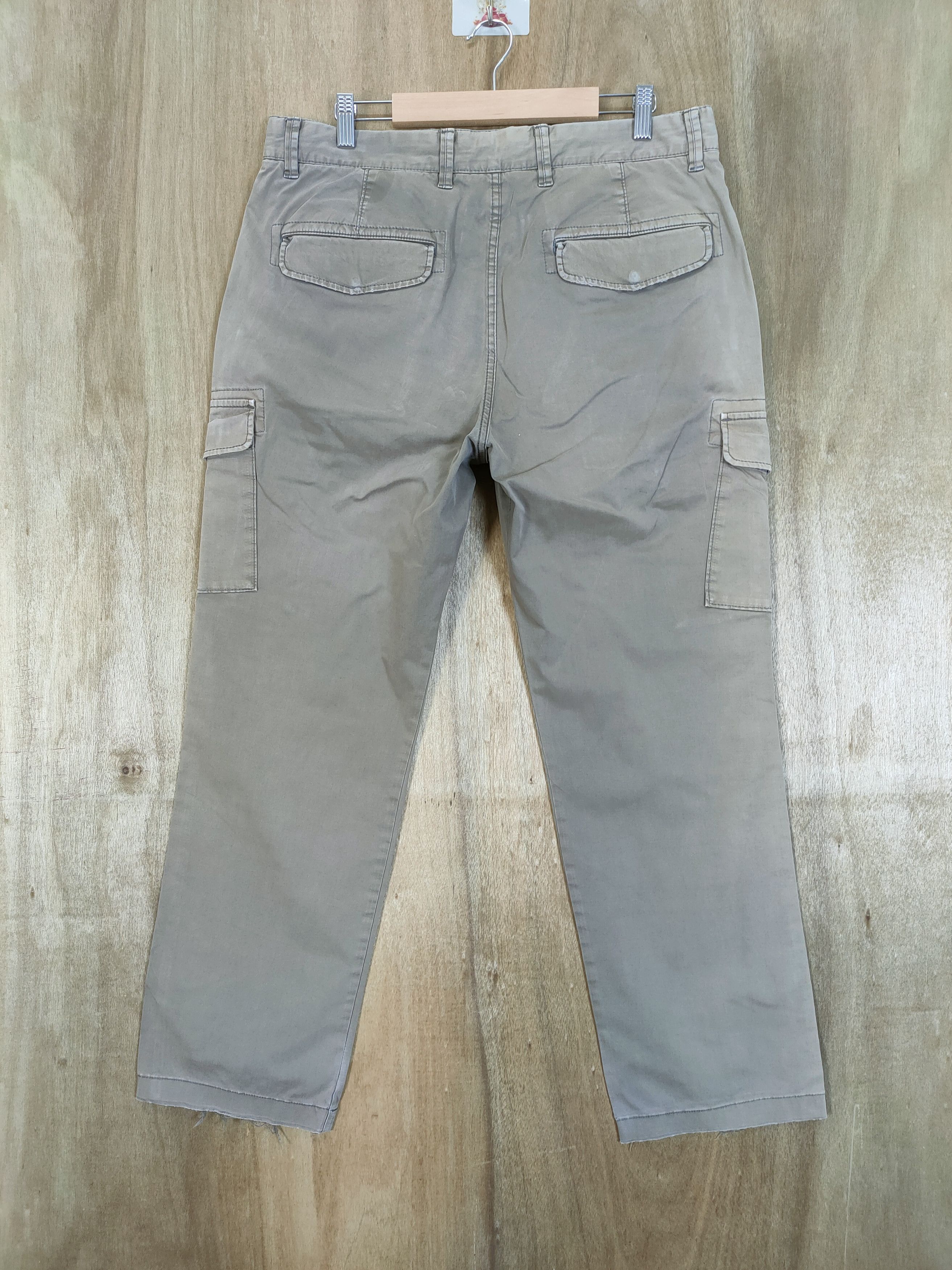 Japanese Brand JAPANESE BRAND FADED BROWN CARGO PANTS Size US 34 / EU 50 - 4 Thumbnail
