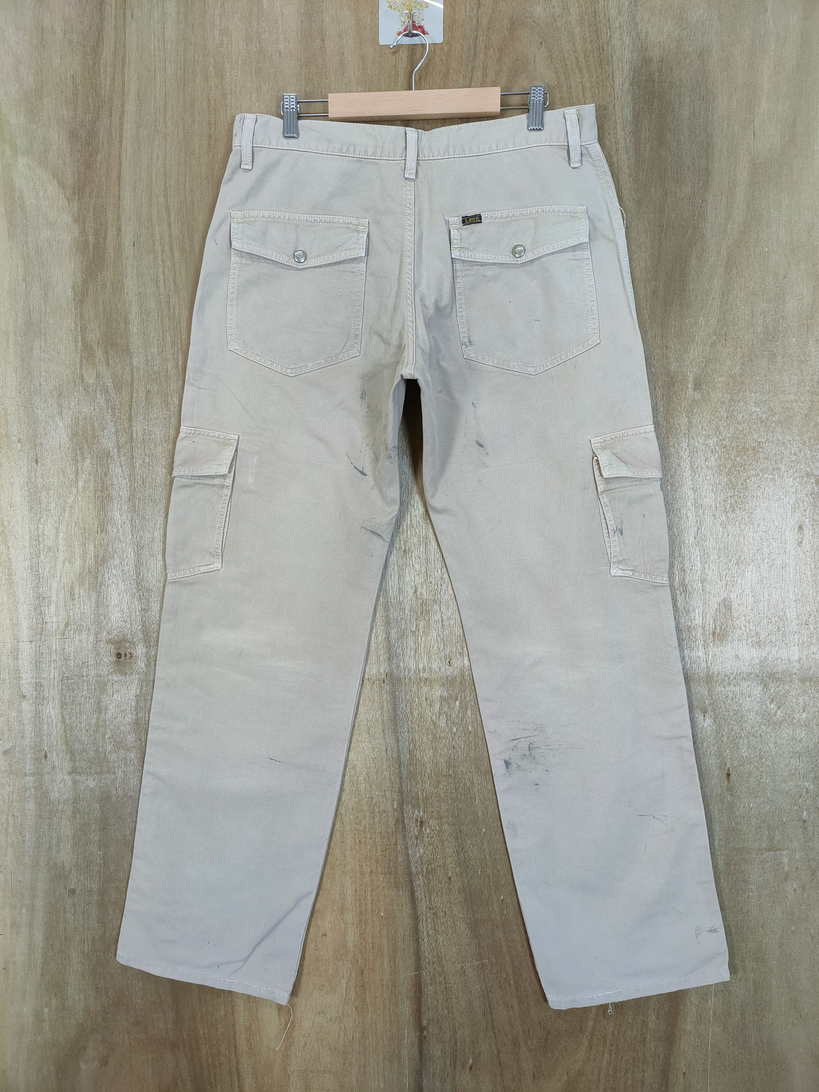Lee × Vintage LEE FADED STAIN CARGO PANTS Size US 34 / EU 50 - 5 Thumbnail