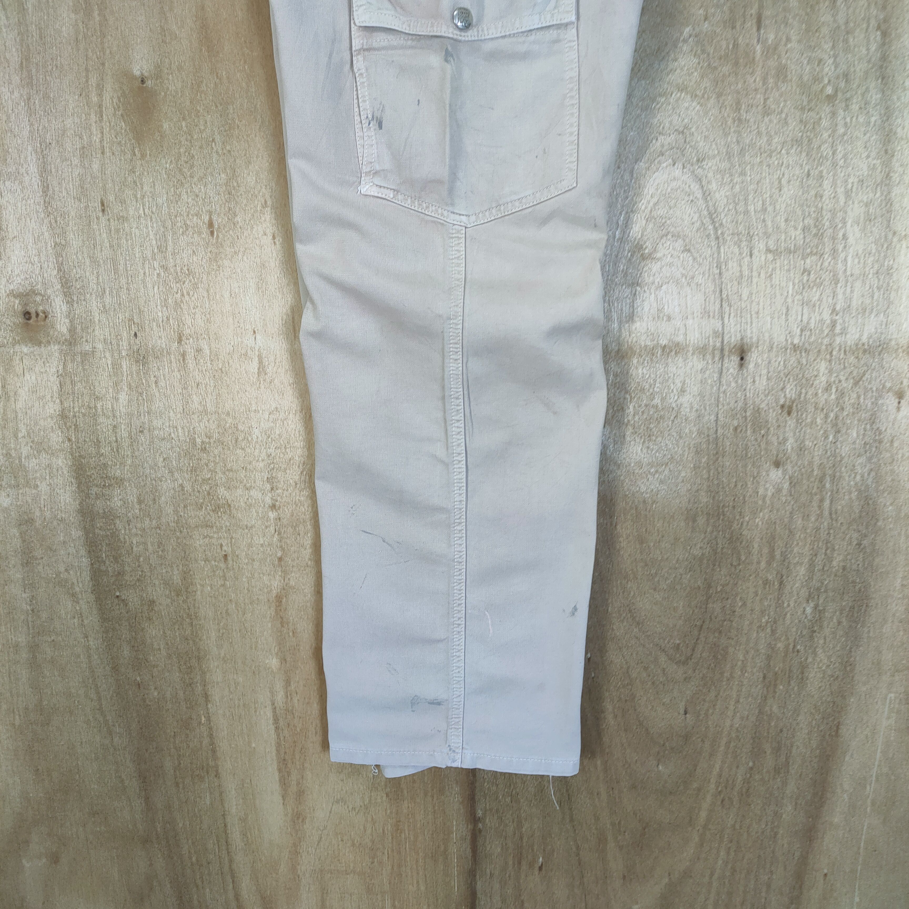 Lee × Vintage LEE FADED STAIN CARGO PANTS Size US 34 / EU 50 - 10 Thumbnail