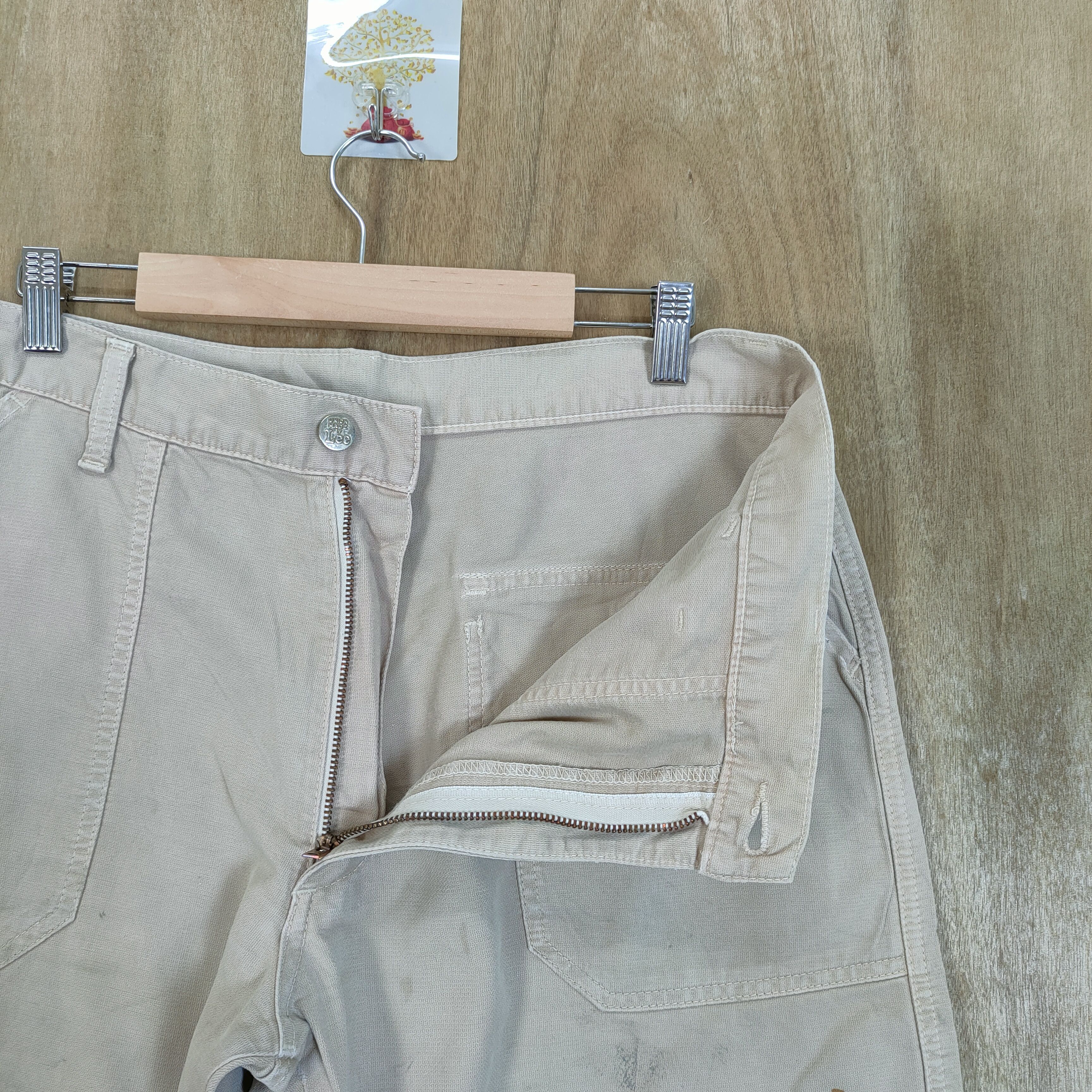 Lee × Vintage LEE FADED STAIN CARGO PANTS Size US 34 / EU 50 - 4 Thumbnail