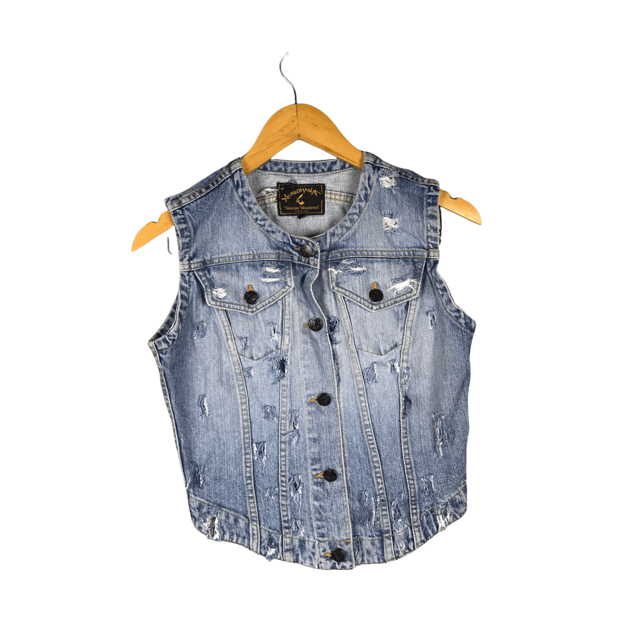 Vivienne Westwood Vivienne westwood Distress denim vest Size US S / EU 44-46 / 1 - 1 Thumbnail
