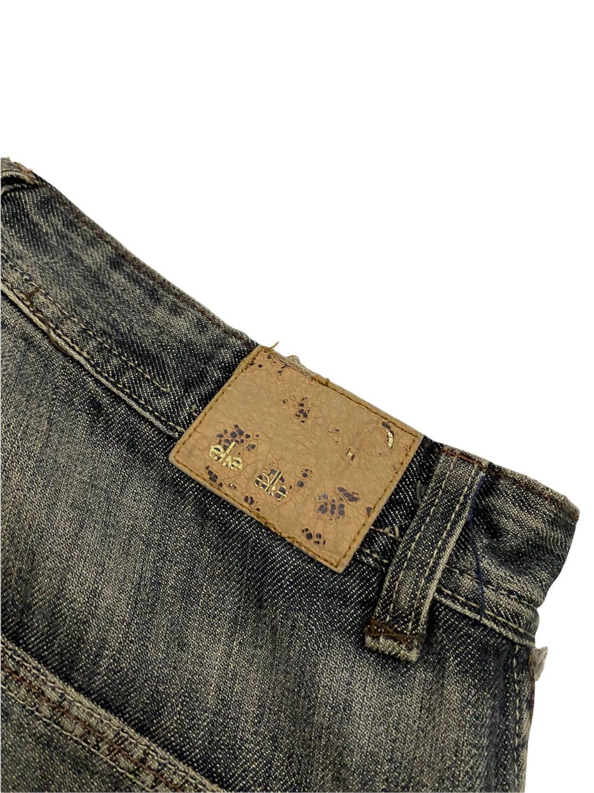 Pelle Pelle Pelle Pelle Patchwork Distressed Denim Baggy Jeans Size US 32 / EU 48 - 11 Thumbnail