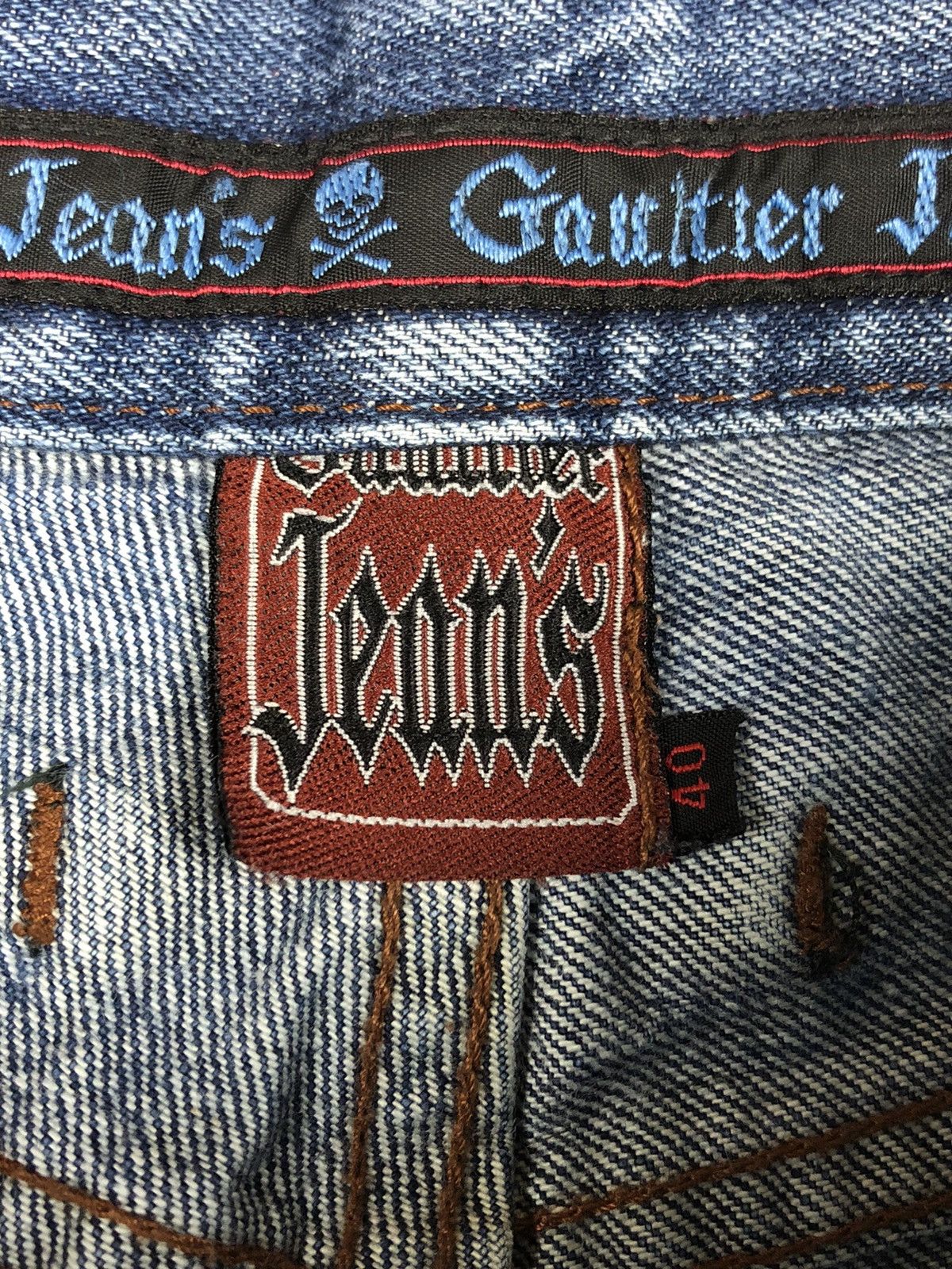 Jean Paul Gaultier Vintage Jean Paul Gaultier Jeans Side Tape Logo Size US 28 / EU 44 - 14 Thumbnail