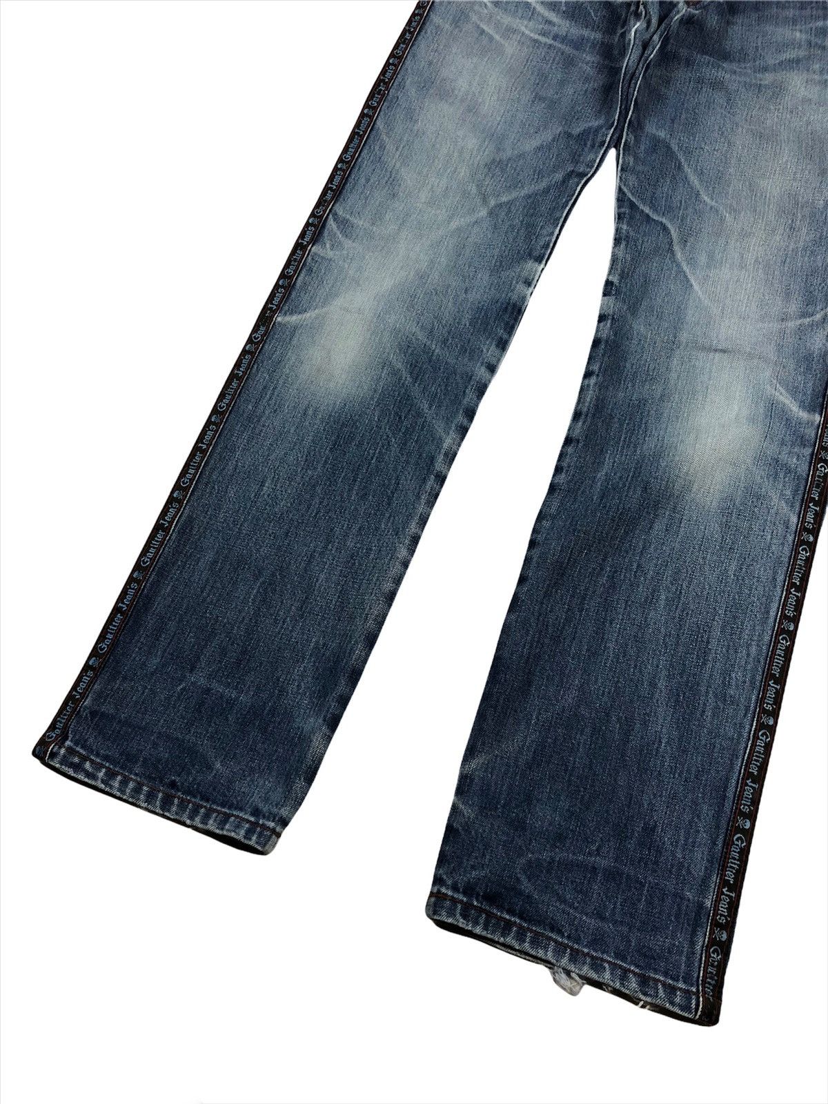 Jean Paul Gaultier Vintage Jean Paul Gaultier Jeans Side Tape Logo Size US 28 / EU 44 - 3 Thumbnail