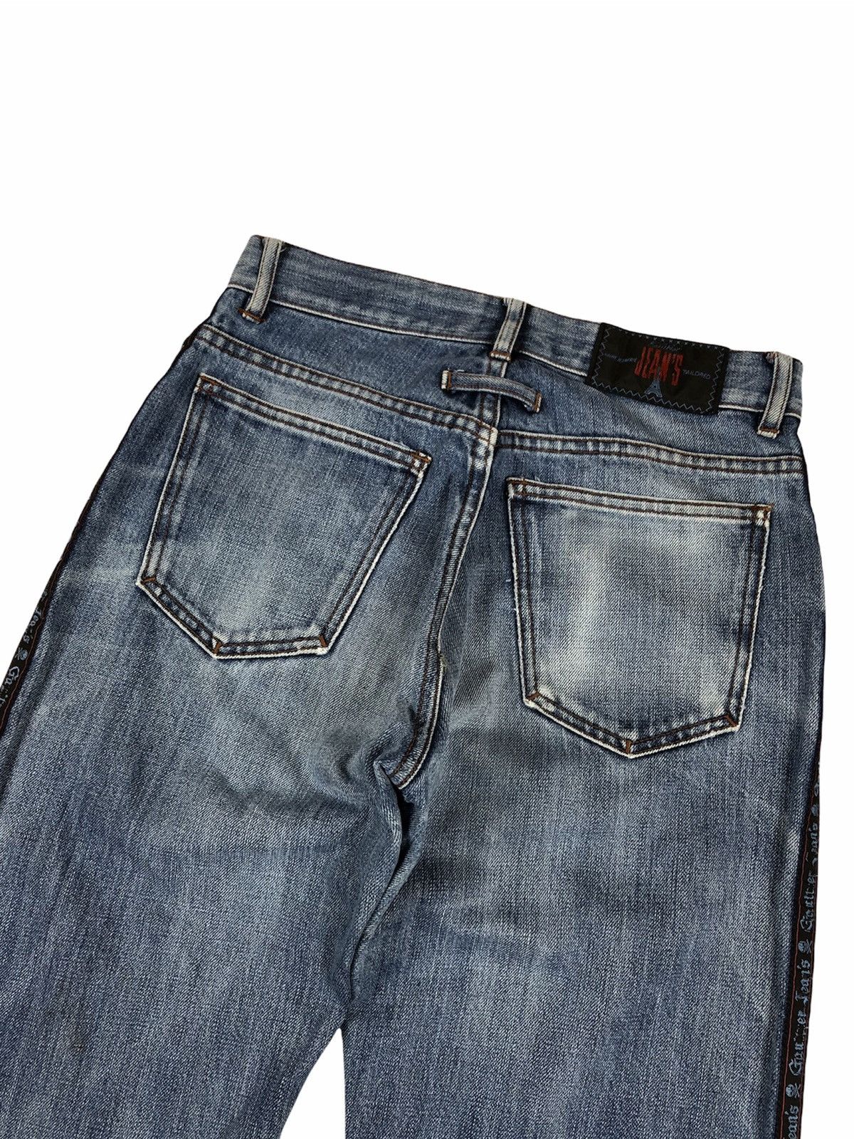 Jean Paul Gaultier Vintage Jean Paul Gaultier Jeans Side Tape Logo Size US 28 / EU 44 - 7 Thumbnail