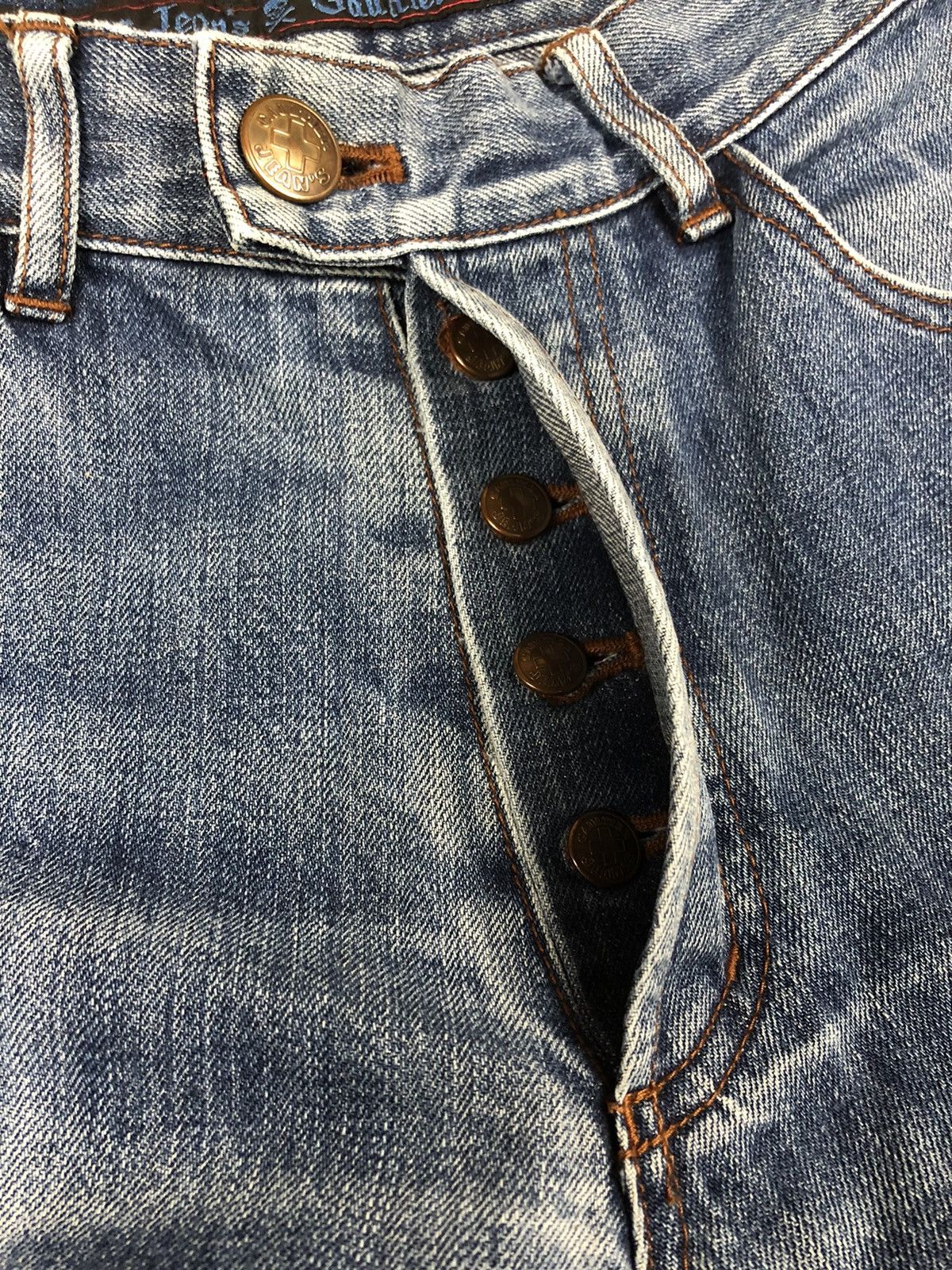 Jean Paul Gaultier Vintage Jean Paul Gaultier Jeans Side Tape Logo Size US 28 / EU 44 - 12 Thumbnail