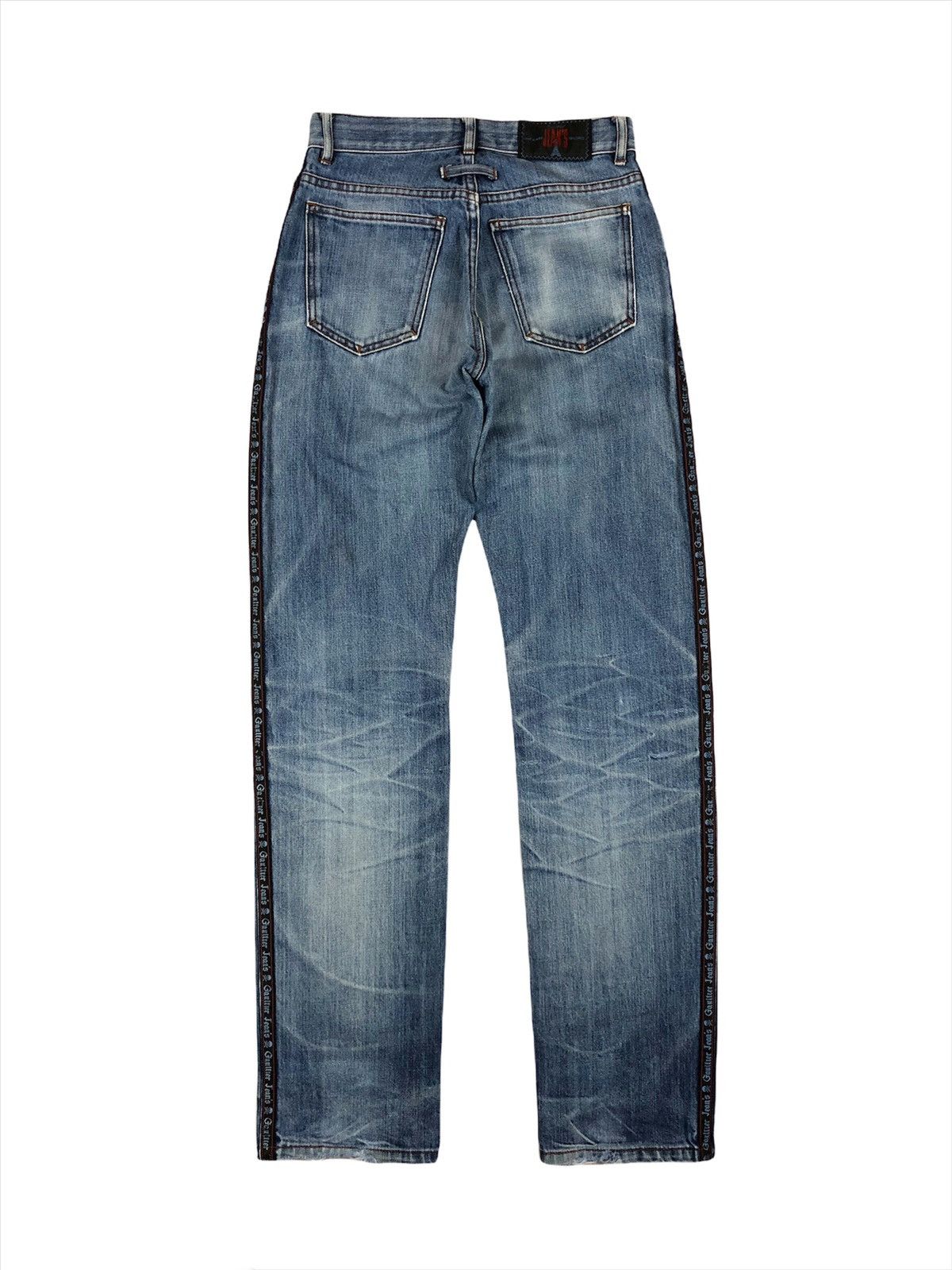 Jean Paul Gaultier Vintage Jean Paul Gaultier Jeans Side Tape Logo Size US 28 / EU 44 - 2 Thumbnail