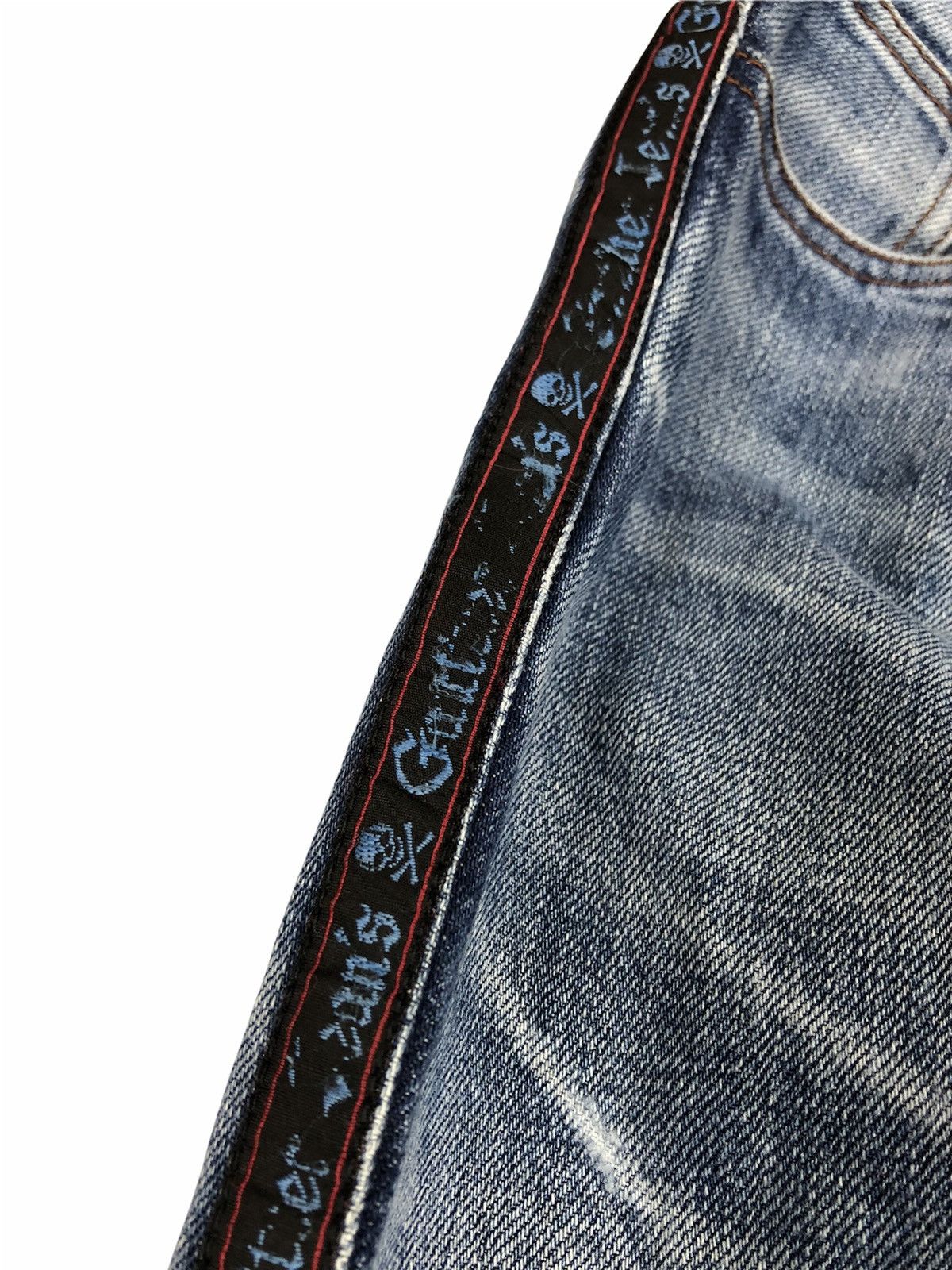 Jean Paul Gaultier Vintage Jean Paul Gaultier Jeans Side Tape Logo Size US 28 / EU 44 - 10 Thumbnail