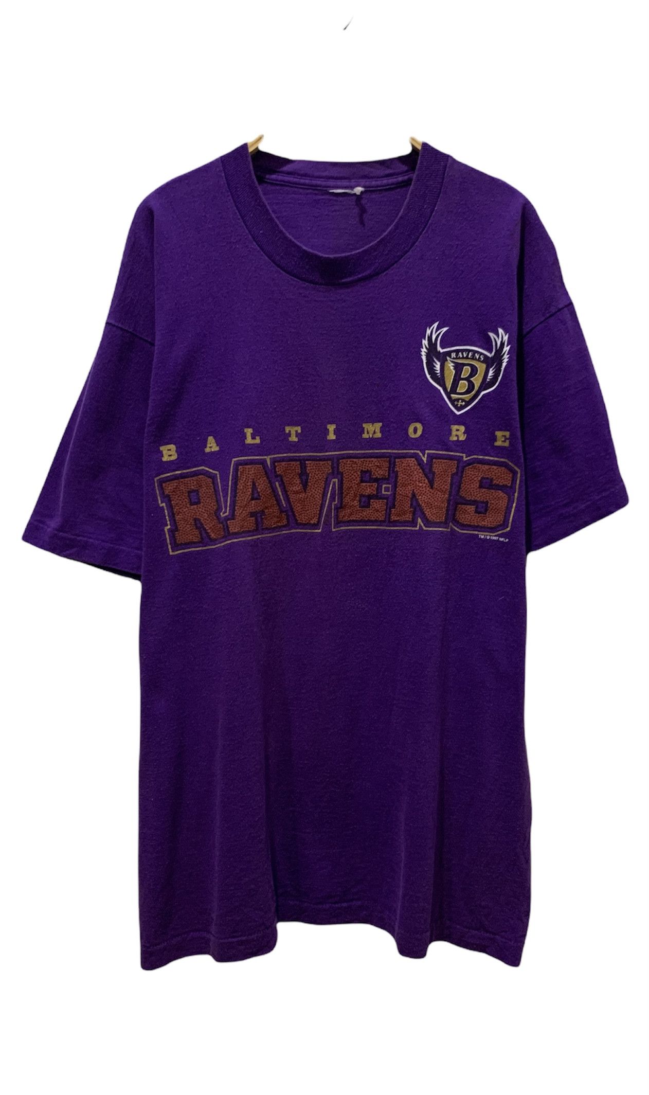 NFL Vintage Baltimore Ravens Tee Size US XL / EU 56 / 4 - 1 Thumbnail