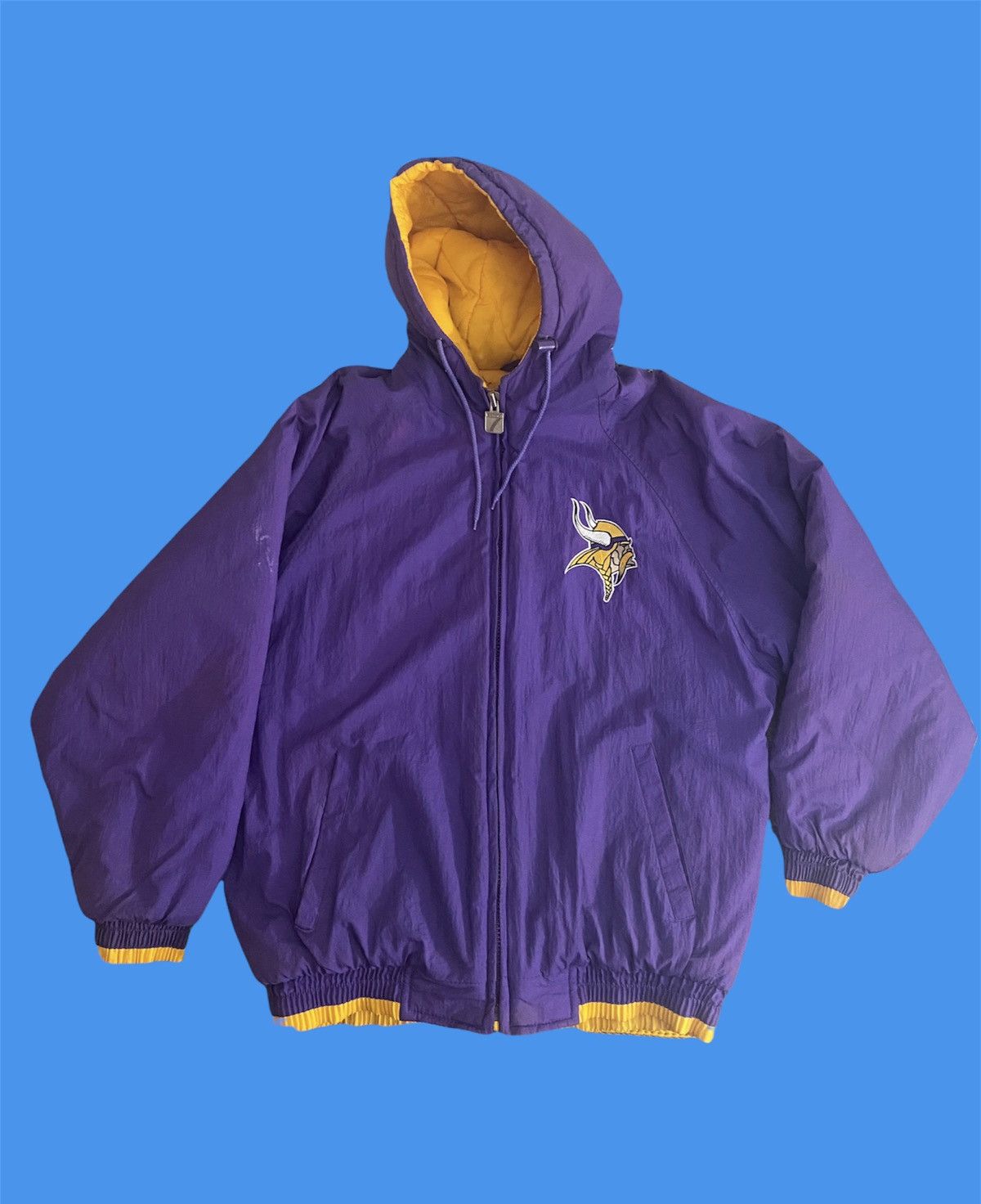 Vintage offers Vikings Puffer Jacket