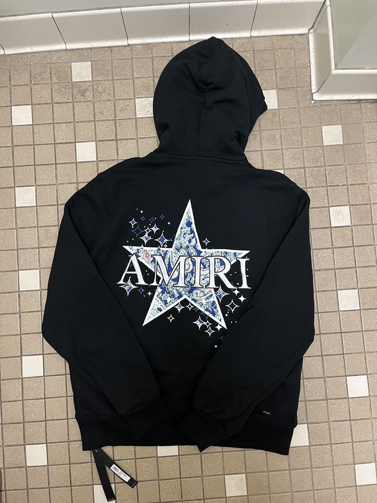 Amiri AMIRI paisley star hoodie | Grailed