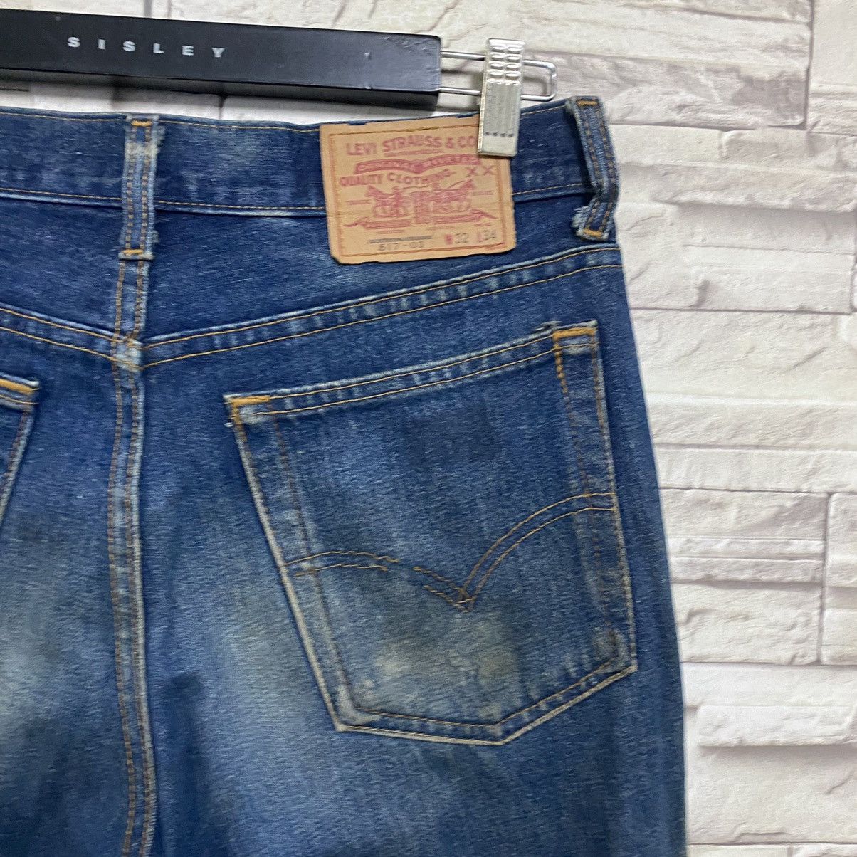 Levi's Vintage Levis 517 Flare Jeans 32x29 Hedi Slimane Size US 32 / EU 48 - 13 Thumbnail