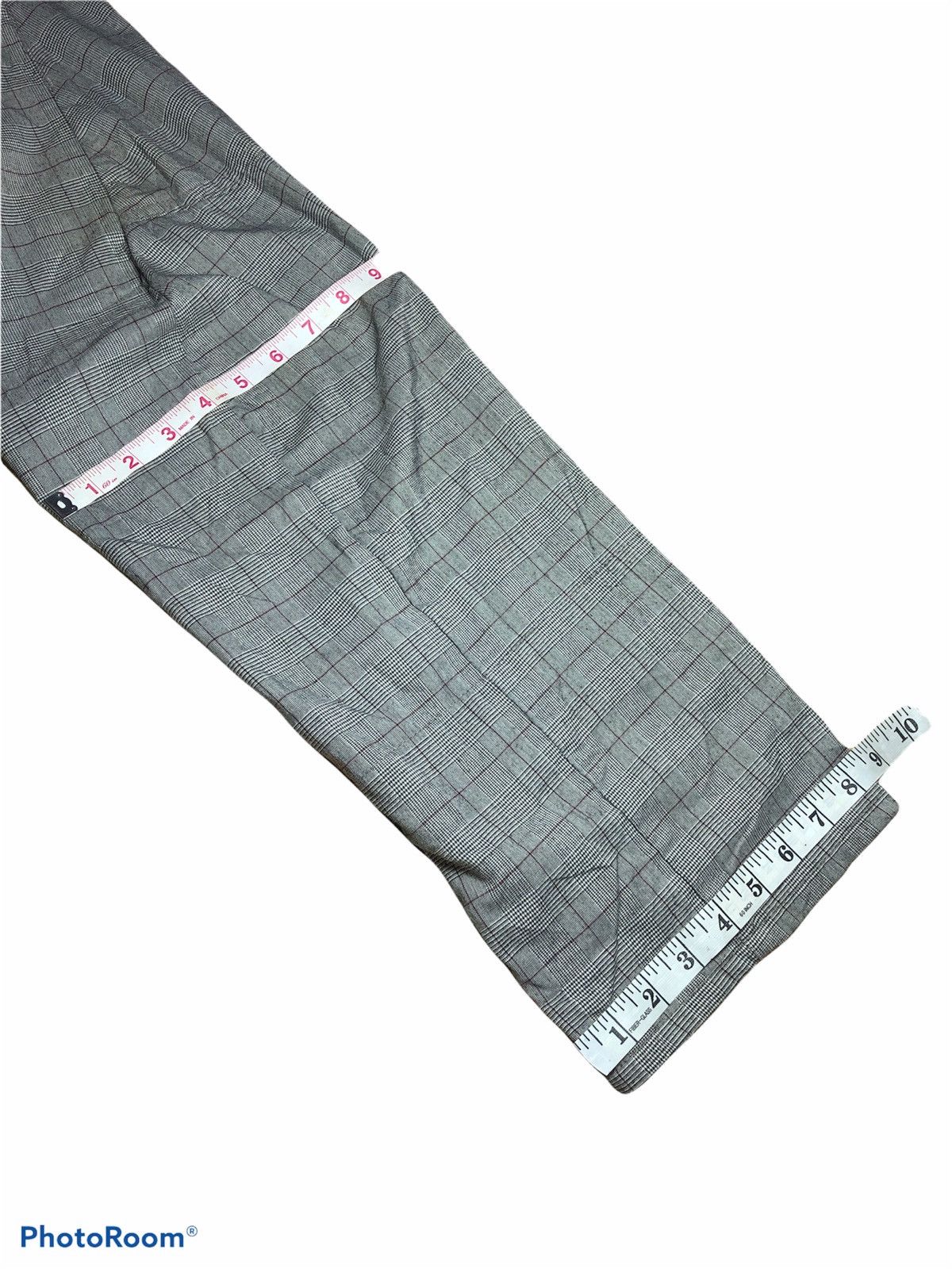 Japanese Brand DOUBLE WAIS UP START PLAID PANTS Size US 32 / EU 48 - 9 Thumbnail