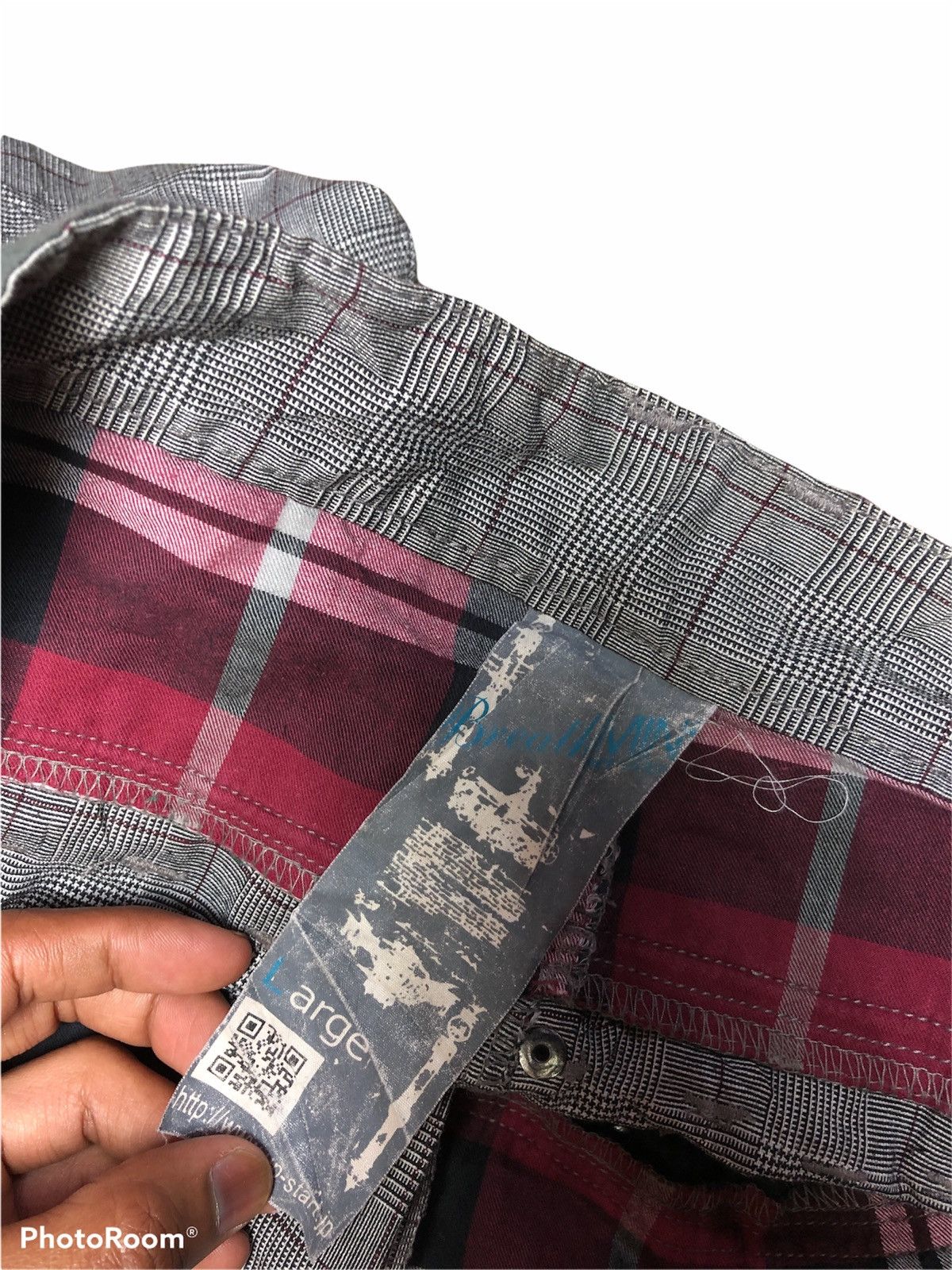 Japanese Brand DOUBLE WAIS UP START PLAID PANTS Size US 32 / EU 48 - 6 Thumbnail