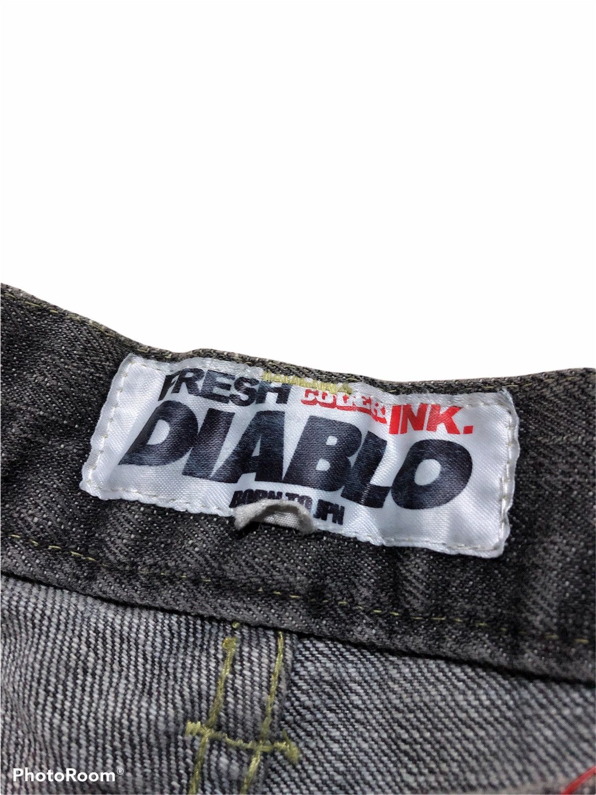 Hypebeast WIDE LEG⚡️⚡️DIABLO JAPAN DISTRESSED DENIM Size US 32 / EU 48 - 5 Thumbnail