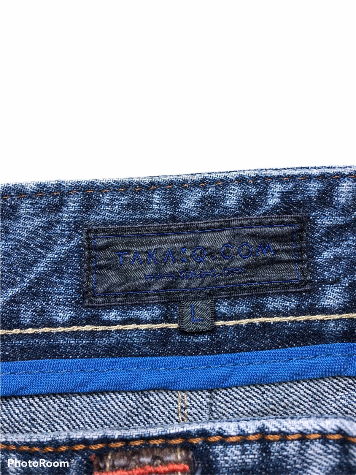 Japanese Brand FLARED⚡️⚡️TAKAIQ DISTRESSED DENIM Size US 31 - 4 Thumbnail