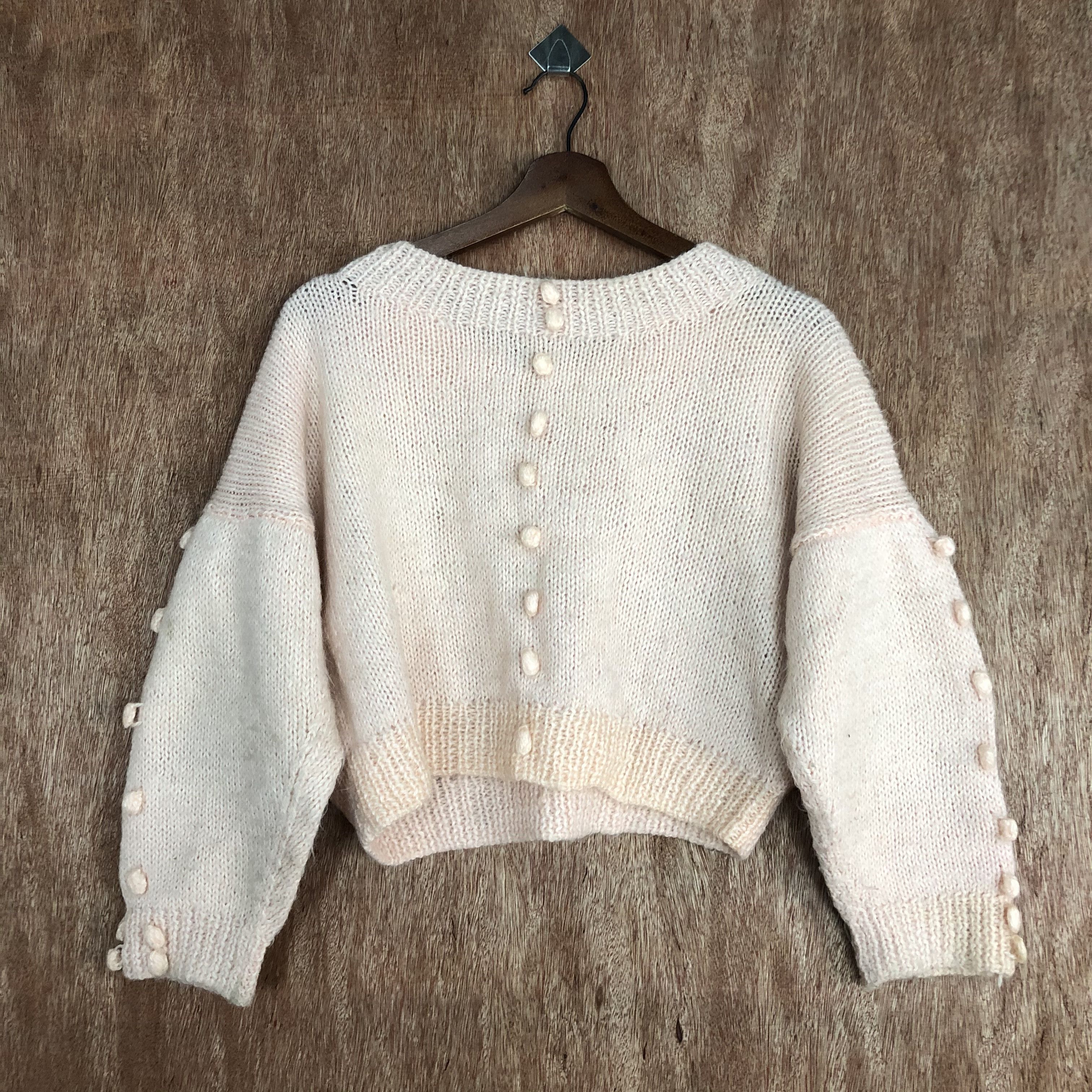 Vintage Japan Ese Brand crop top art Knitwear #c472 Size M / US 6-8 / IT 42-44 - 8 Thumbnail