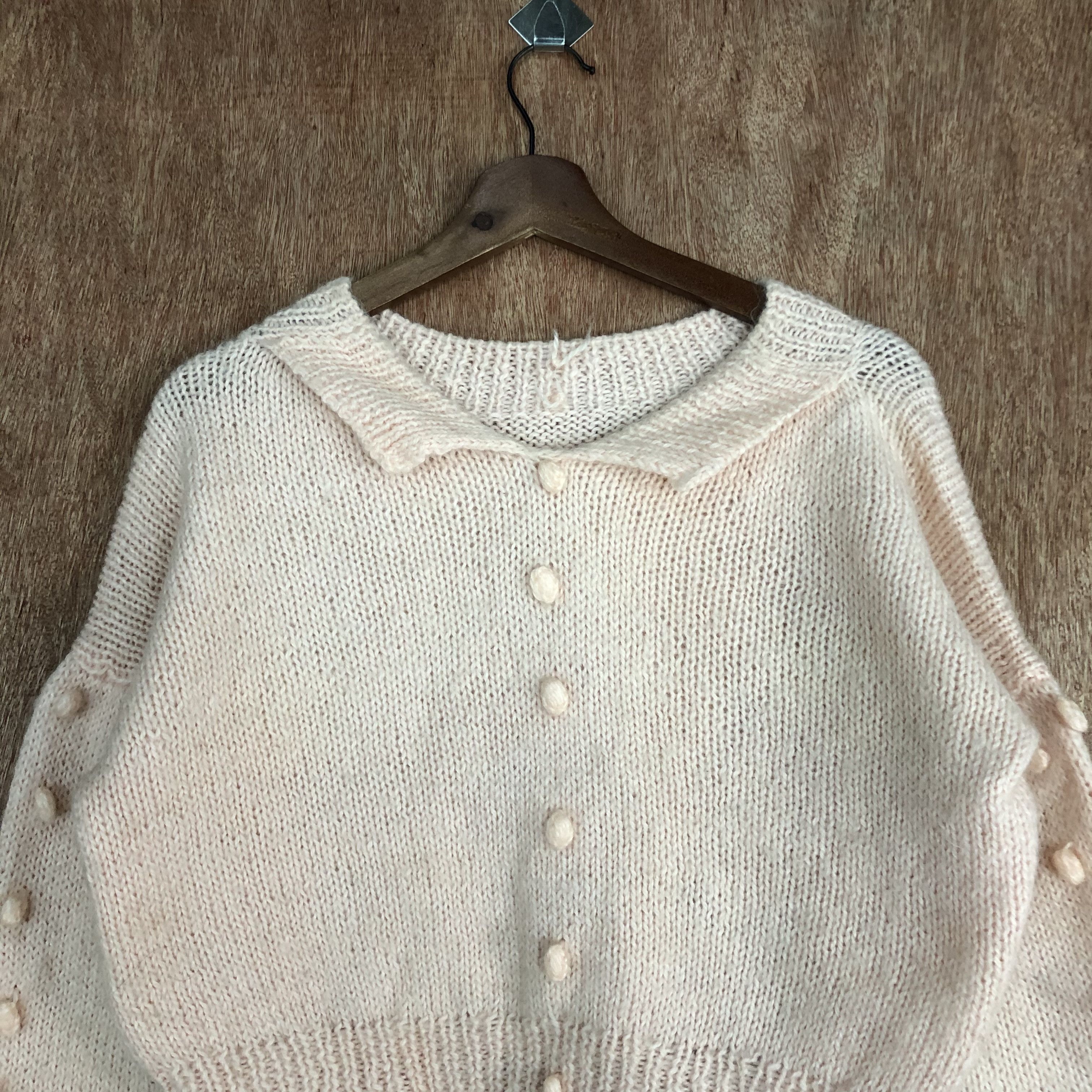 Vintage Japan Ese Brand crop top art Knitwear #c472 Size M / US 6-8 / IT 42-44 - 2 Thumbnail