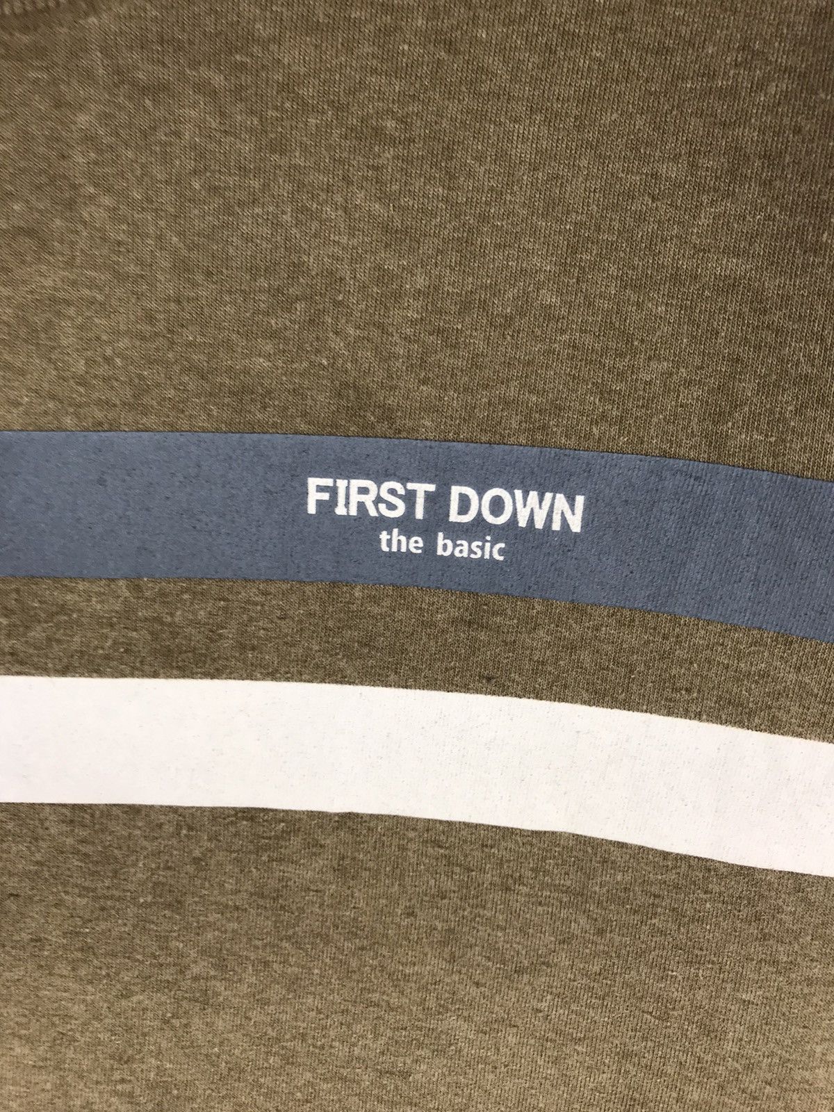 Japanese Brand Vintage First Down Sweatshirt Small Logo Pullover Size US M / EU 48-50 / 2 - 4 Thumbnail