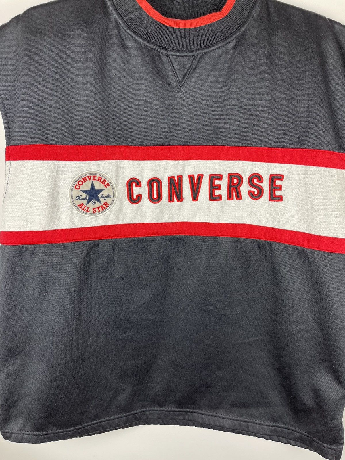 Converse Converse vintage big logo sleeve less tee shirt Size US M / EU 48-50 / 2 - 4 Thumbnail