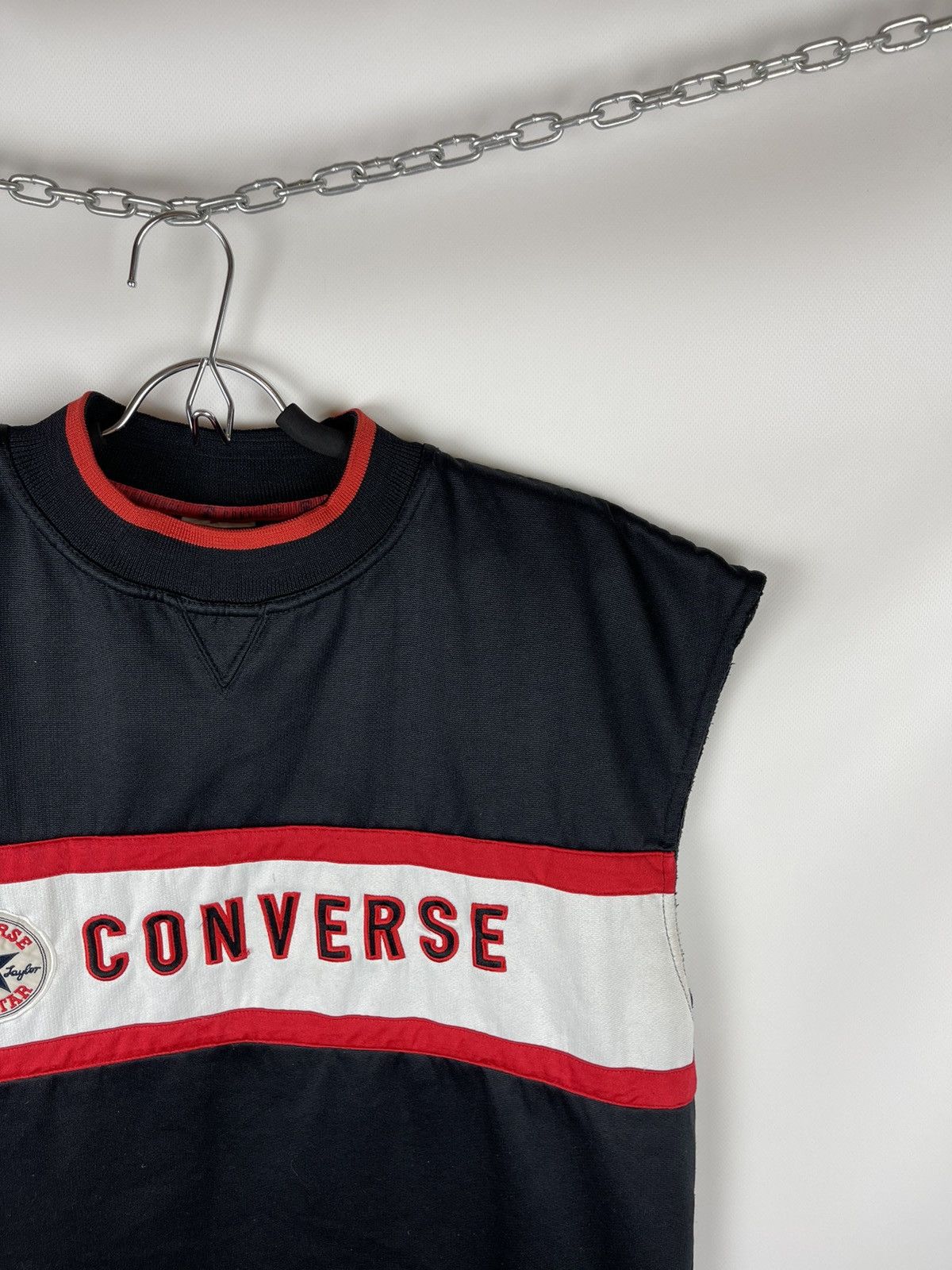 Converse Converse vintage big logo sleeve less tee shirt Size US M / EU 48-50 / 2 - 3 Thumbnail