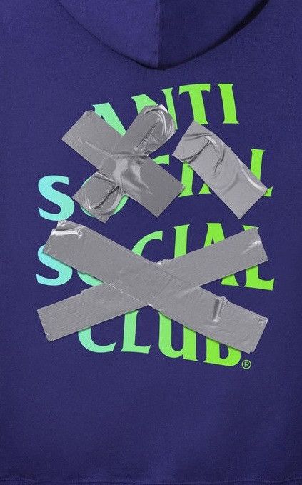 Anti Social Social Club DS ASSC Cancelled Again Purple Hoodie BAPE KITH FTP FOG CDG Size US XL / EU 56 / 4 - 5 Thumbnail