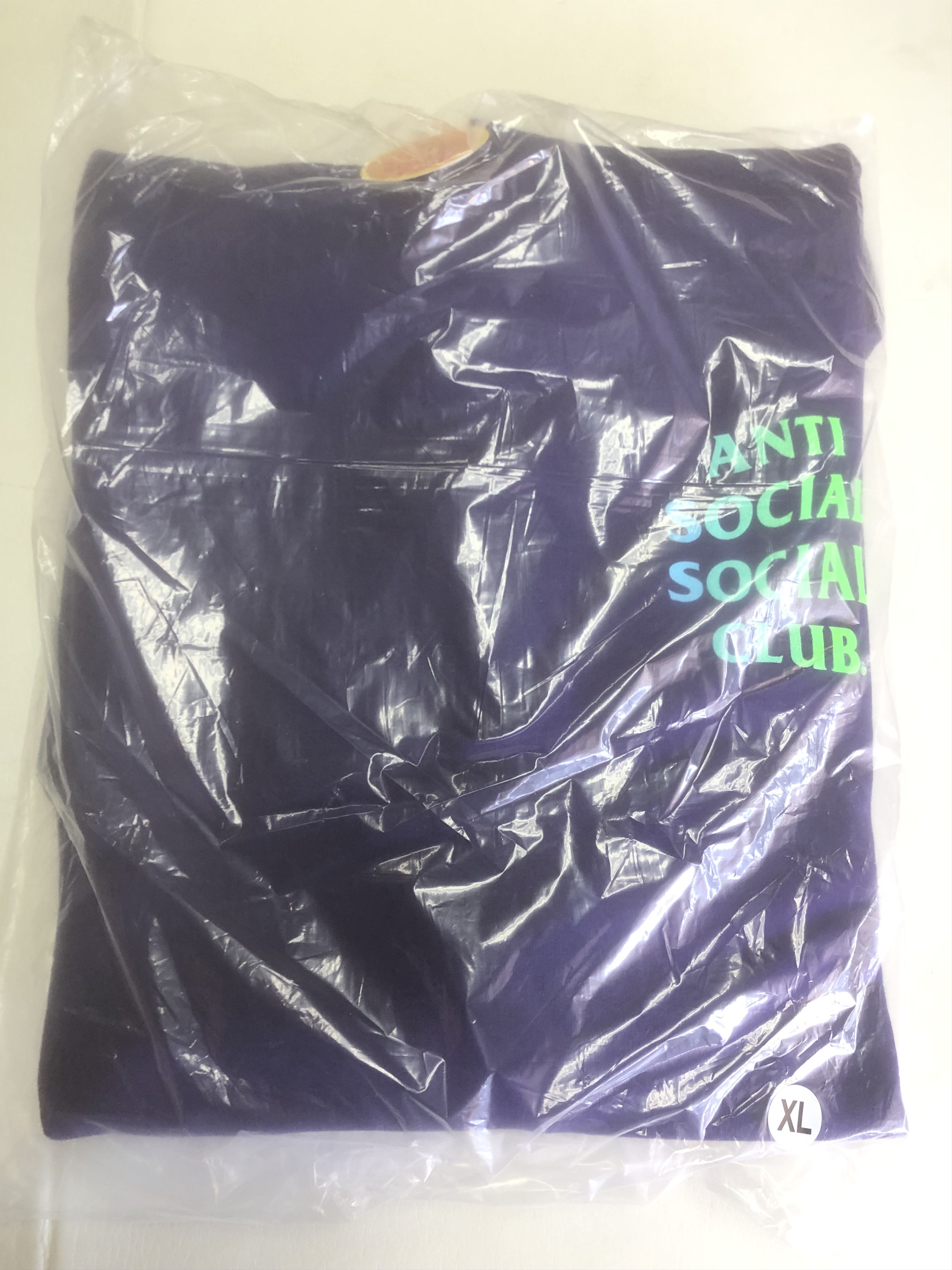Anti Social Social Club DS ASSC Cancelled Again Purple Hoodie BAPE KITH FTP FOG CDG Size US XL / EU 56 / 4 - 1 Thumbnail