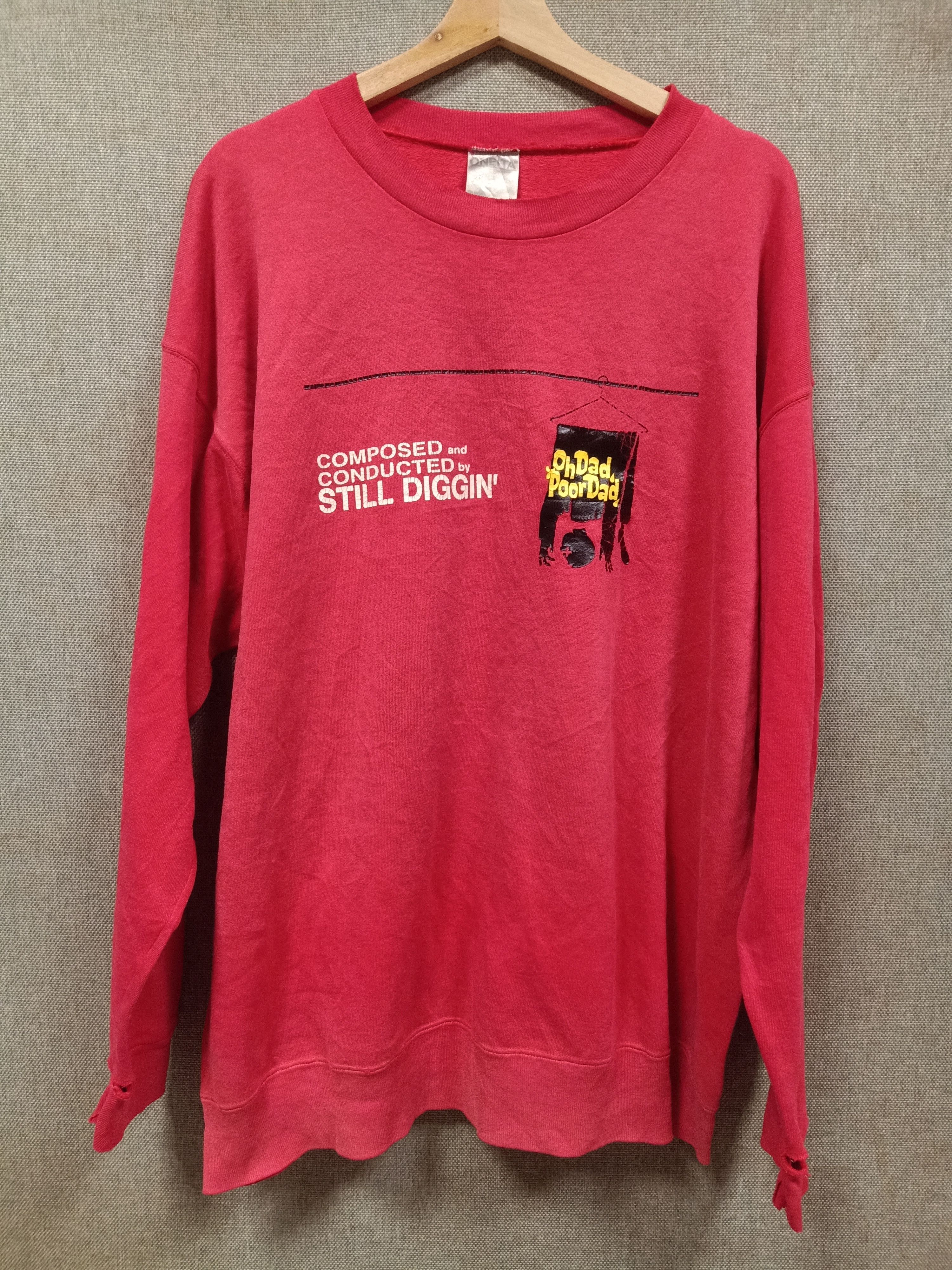 Rap Tees Vintage 90s sweatshirt still diggin oh dad poor dad Size US XL / EU 56 / 4 - 1 Thumbnail