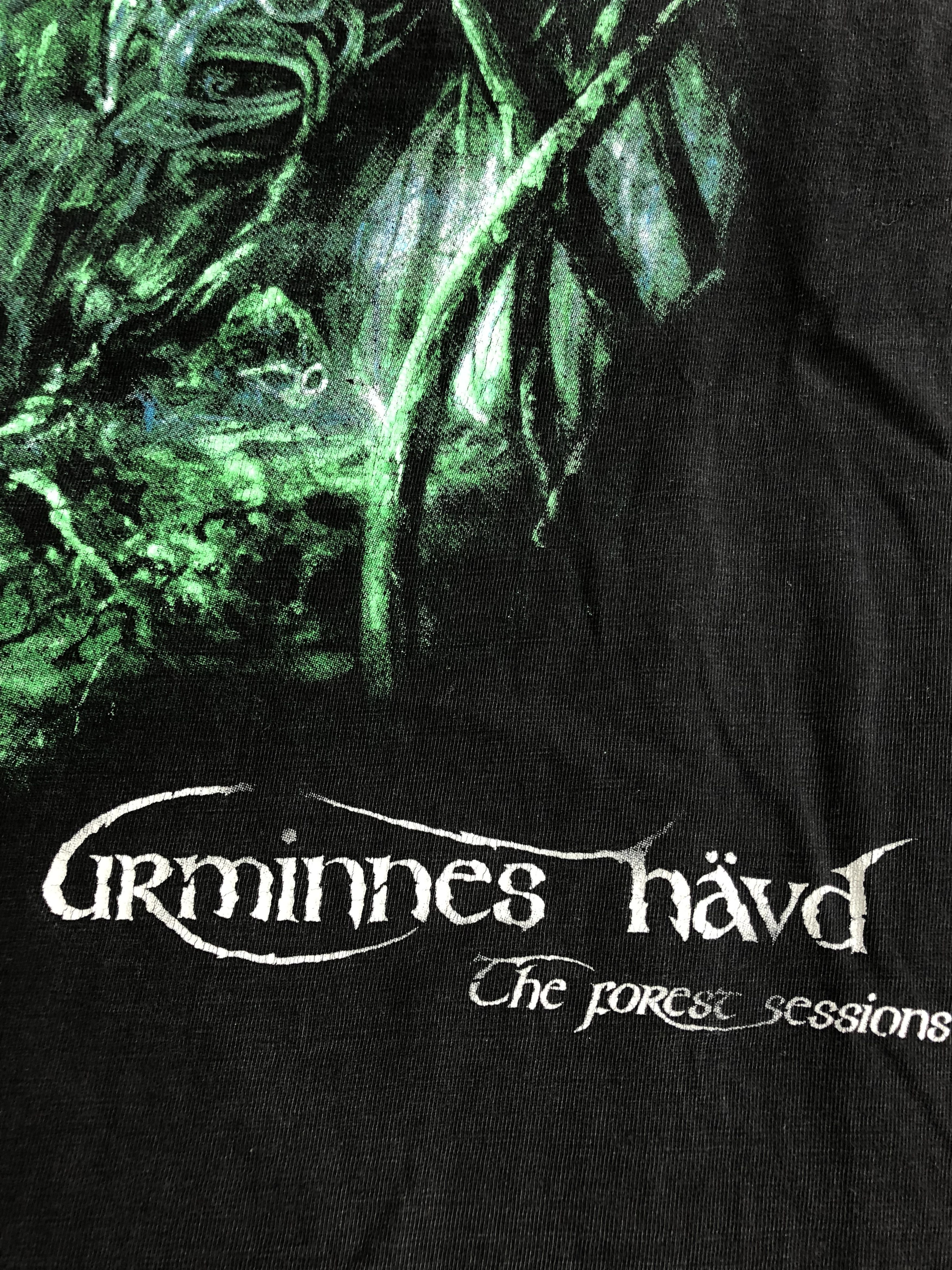 Band Tees Vintage 2005 Manegarm (Viking Black Metal Finntroll Windir) Size US L / EU 52-54 / 3 - 6 Thumbnail