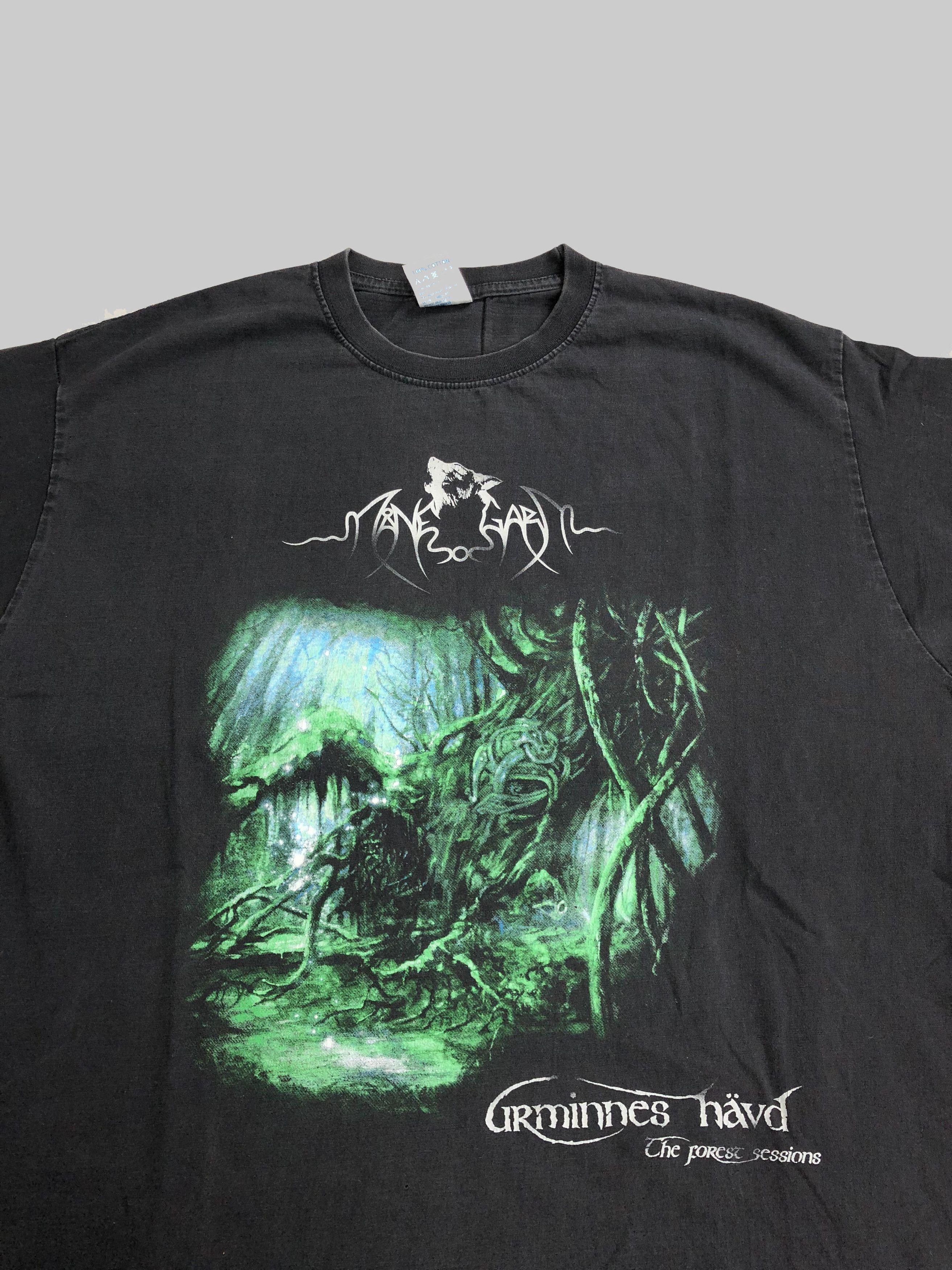 Band Tees Vintage 2005 Manegarm (Viking Black Metal Finntroll Windir) Size US L / EU 52-54 / 3 - 3 Thumbnail