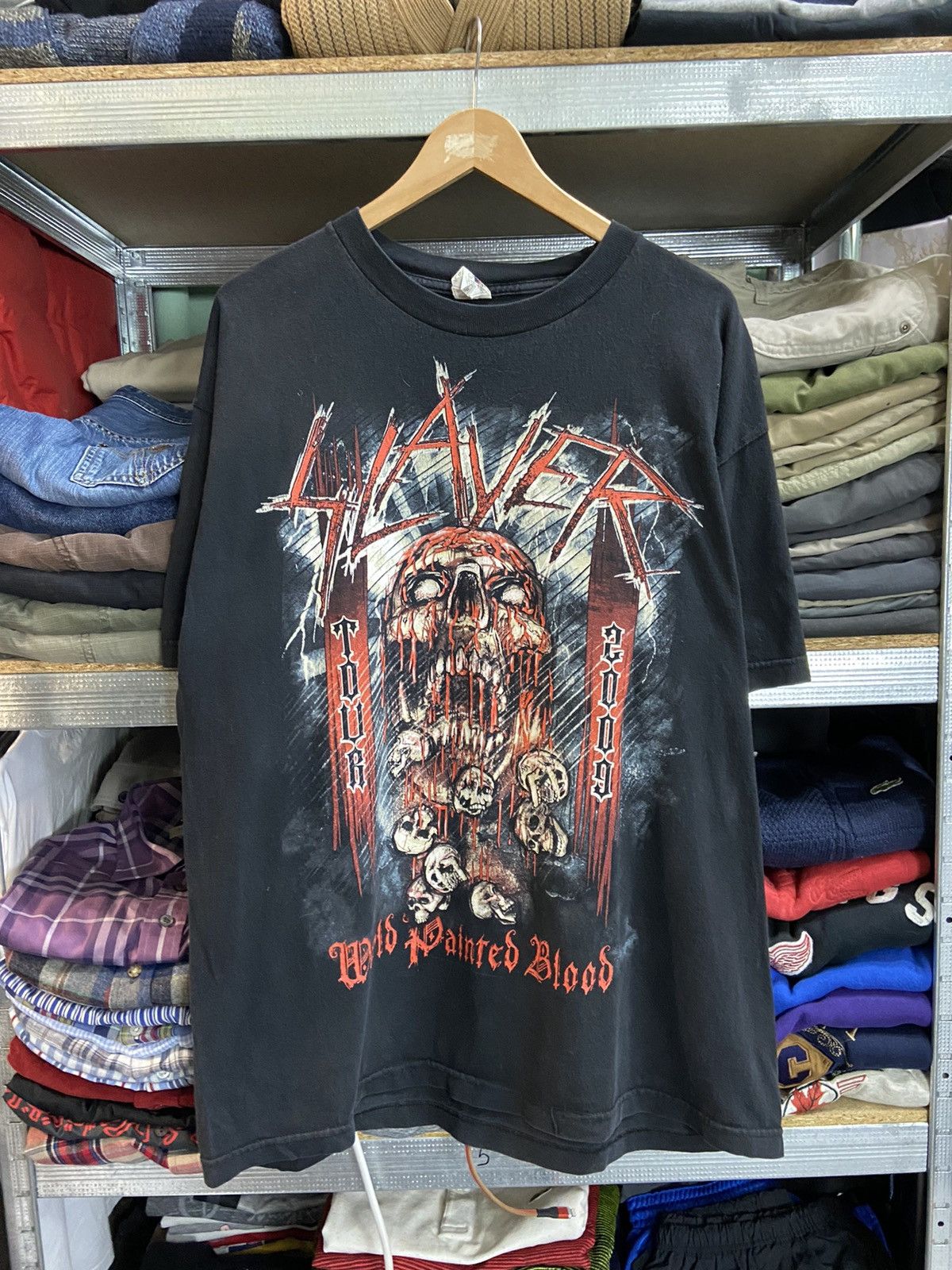 Slayer Vintage Slayer 2009 tour Size US XL / EU 56 / 4 - 21 Thumbnail