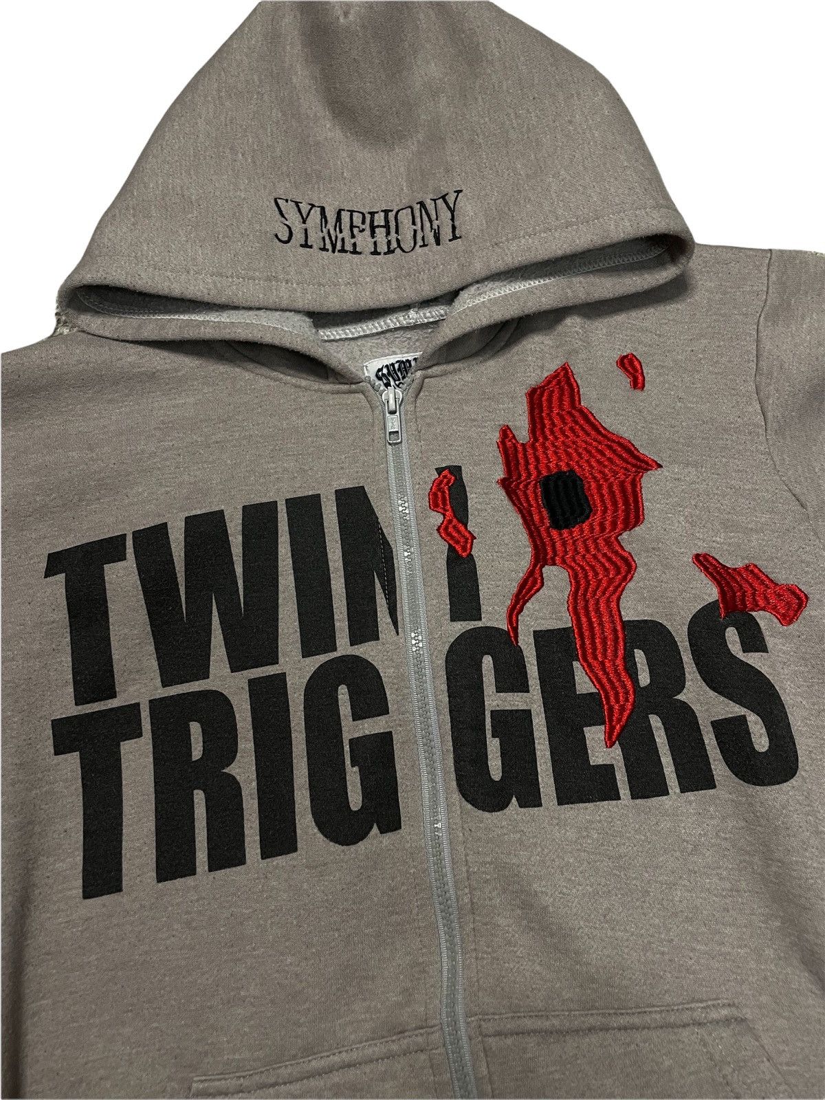 Japanese Brand Sample Twin Triggers Gunshot Zip Up Size US L / EU 52-54 / 3 - 2 Thumbnail