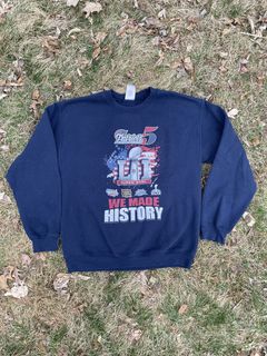 CustomCat New England Patriots Vintage NFL Crewneck Sweatshirt Royal / 2XL