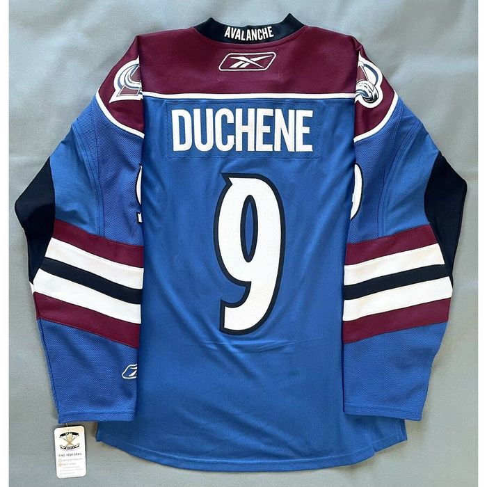 Authentic Duchene #9 Colorado Avalanche Alternate Blueberry NHL