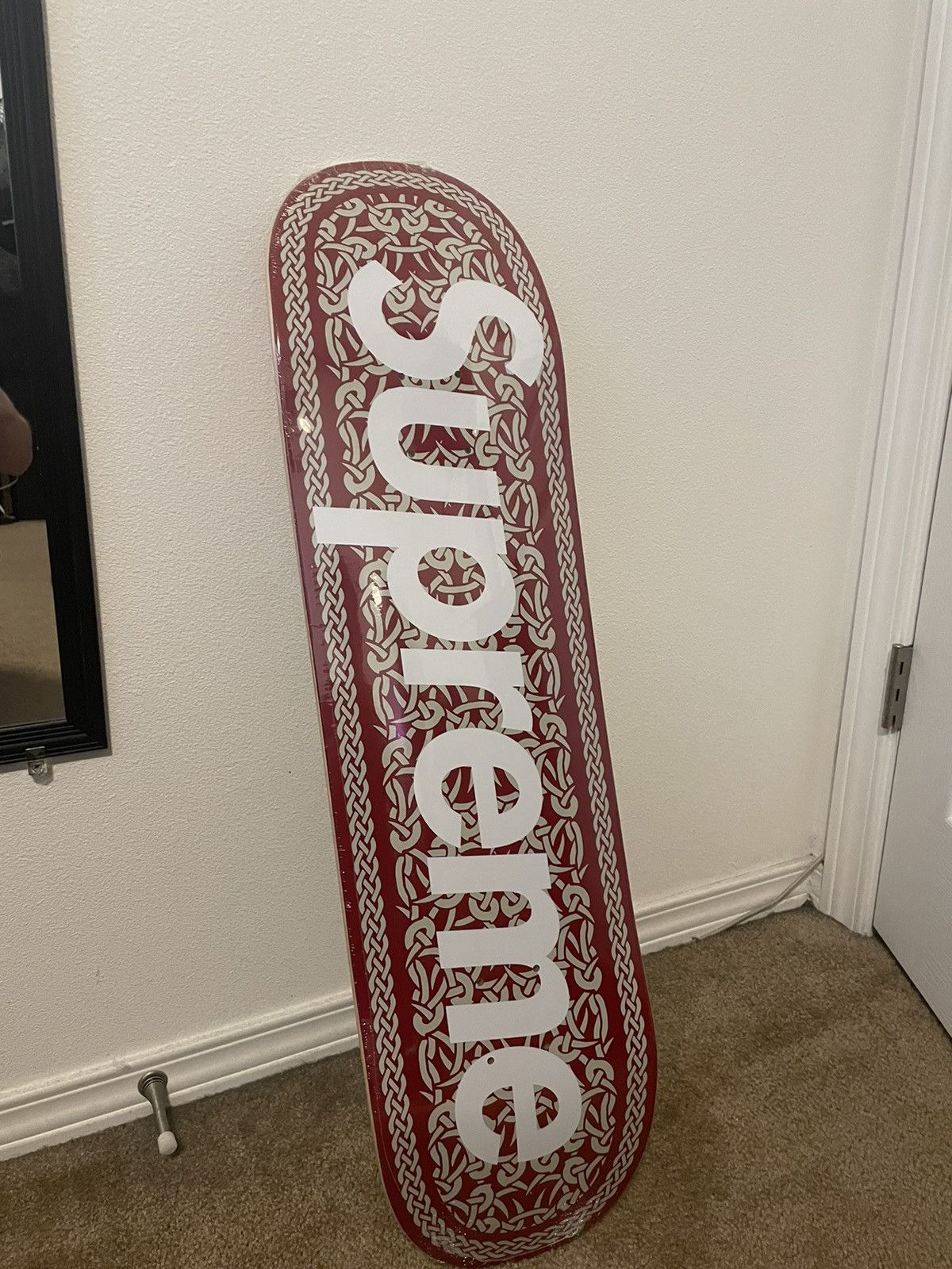 Supreme Supreme Celtic Knot Skateboard Deck Red | Grailed