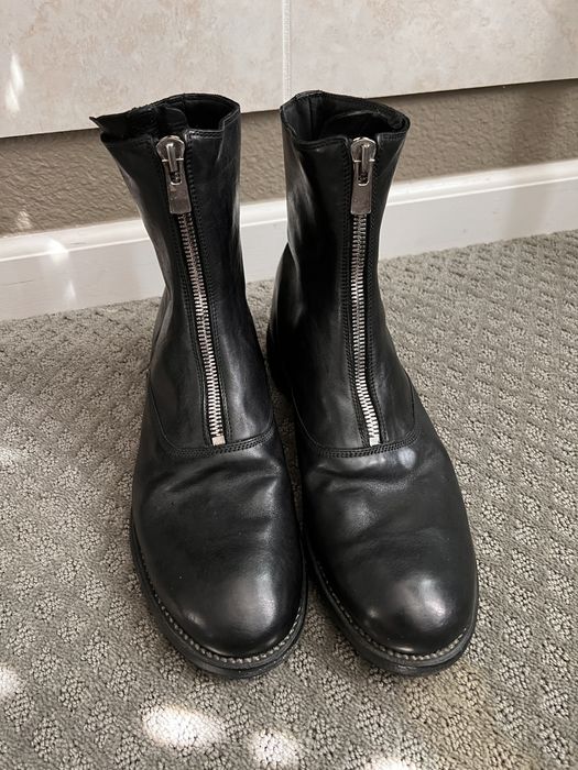 Guidi Guidi Black Front Zip up Boots Size 46 | Grailed