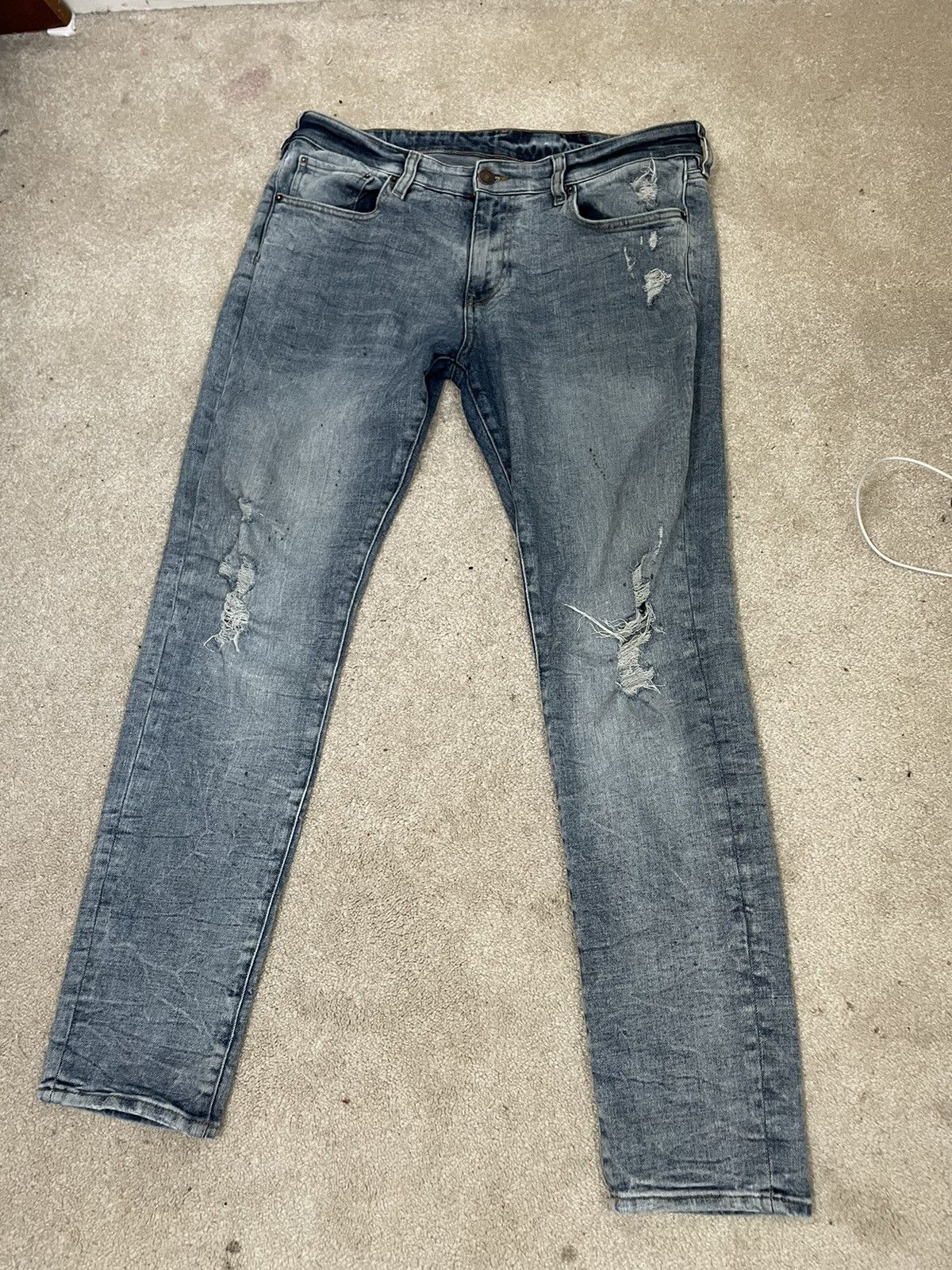 Buffalo David Bitton Women’s Jess Rip & Repair Jeans – Stretch Skinny Denim With Edge Details - View #5