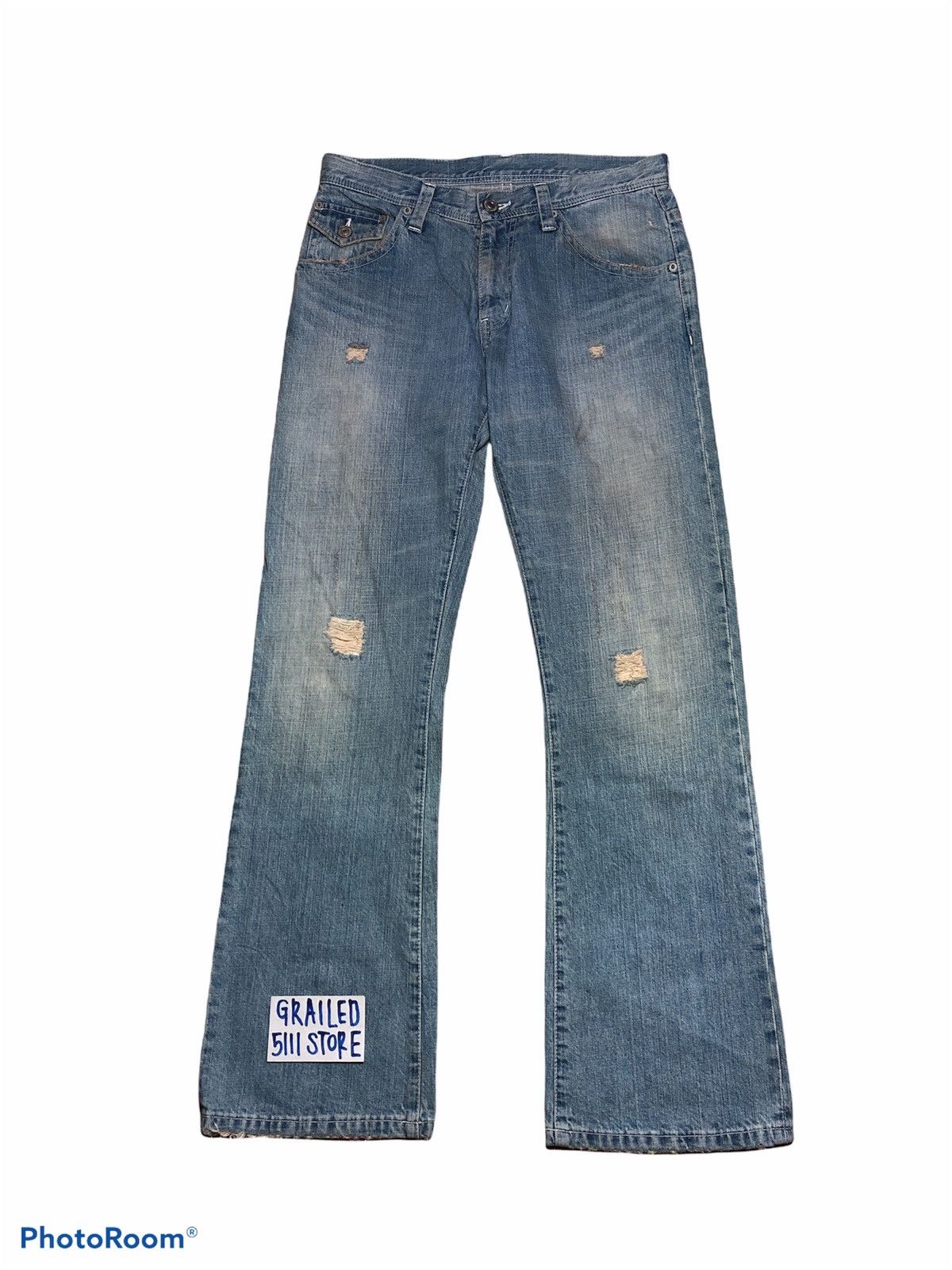 Issey Miyake × Tete Homme FLARED TETE HOMME DENIM Size US 30 / EU 46 - 1 Thumbnail