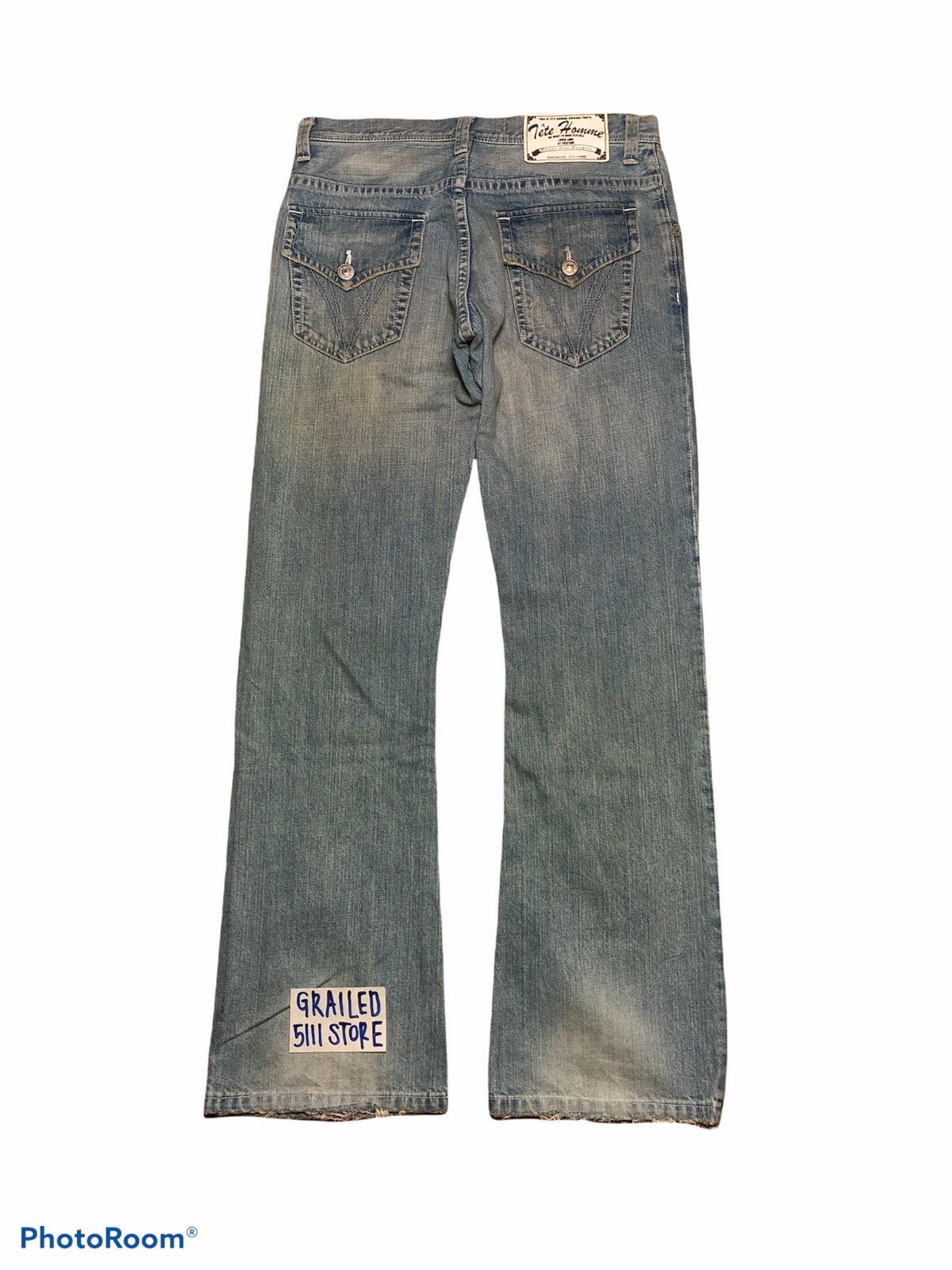 Issey Miyake × Tete Homme FLARED TETE HOMME DENIM Size US 30 / EU 46 - 3 Thumbnail