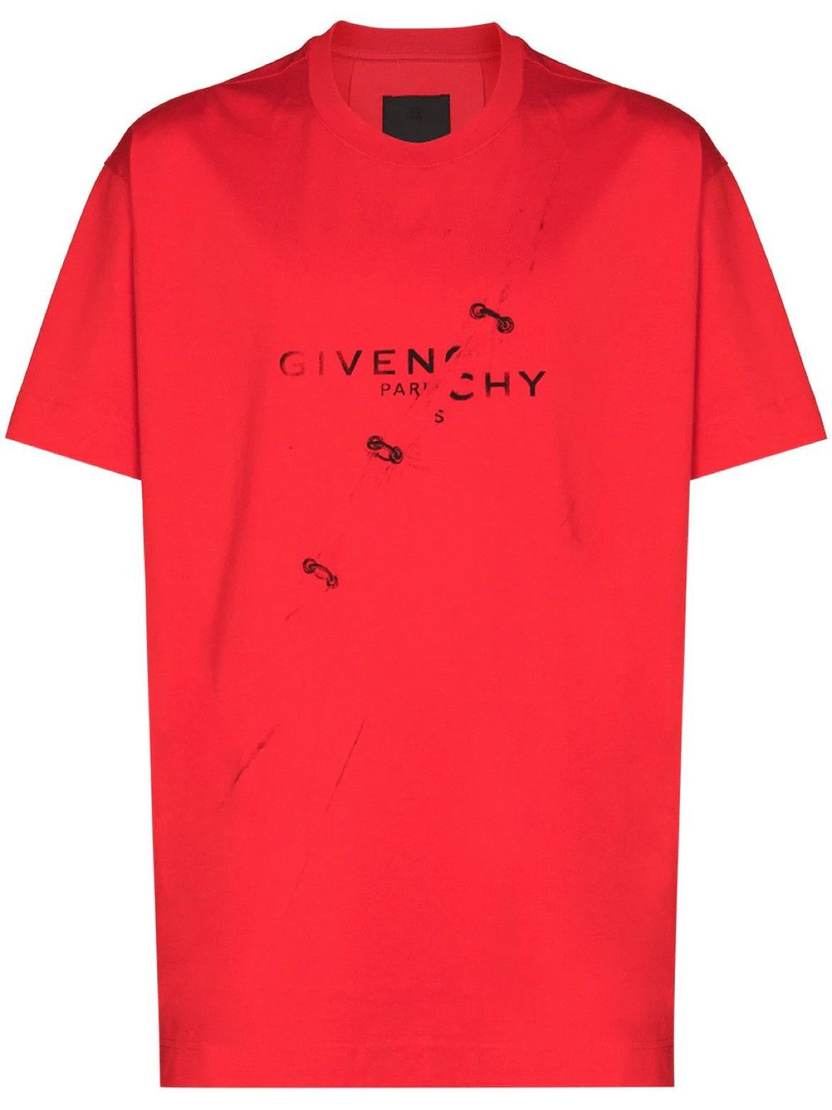 Givenchy BNWT GIVENCHY TROMPE LOEIL LOGO TEE Size US S / EU 44-46 / 1 - 1 Thumbnail