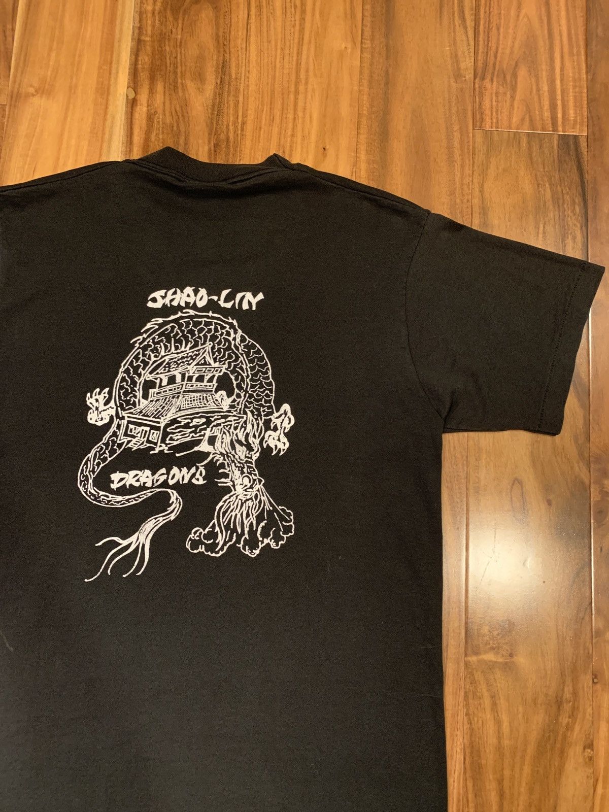 Fruit Of The Loom Vintage Shao Lin Dragons Martial Art Tee Size US M / EU 48-50 / 2 - 1 Thumbnail